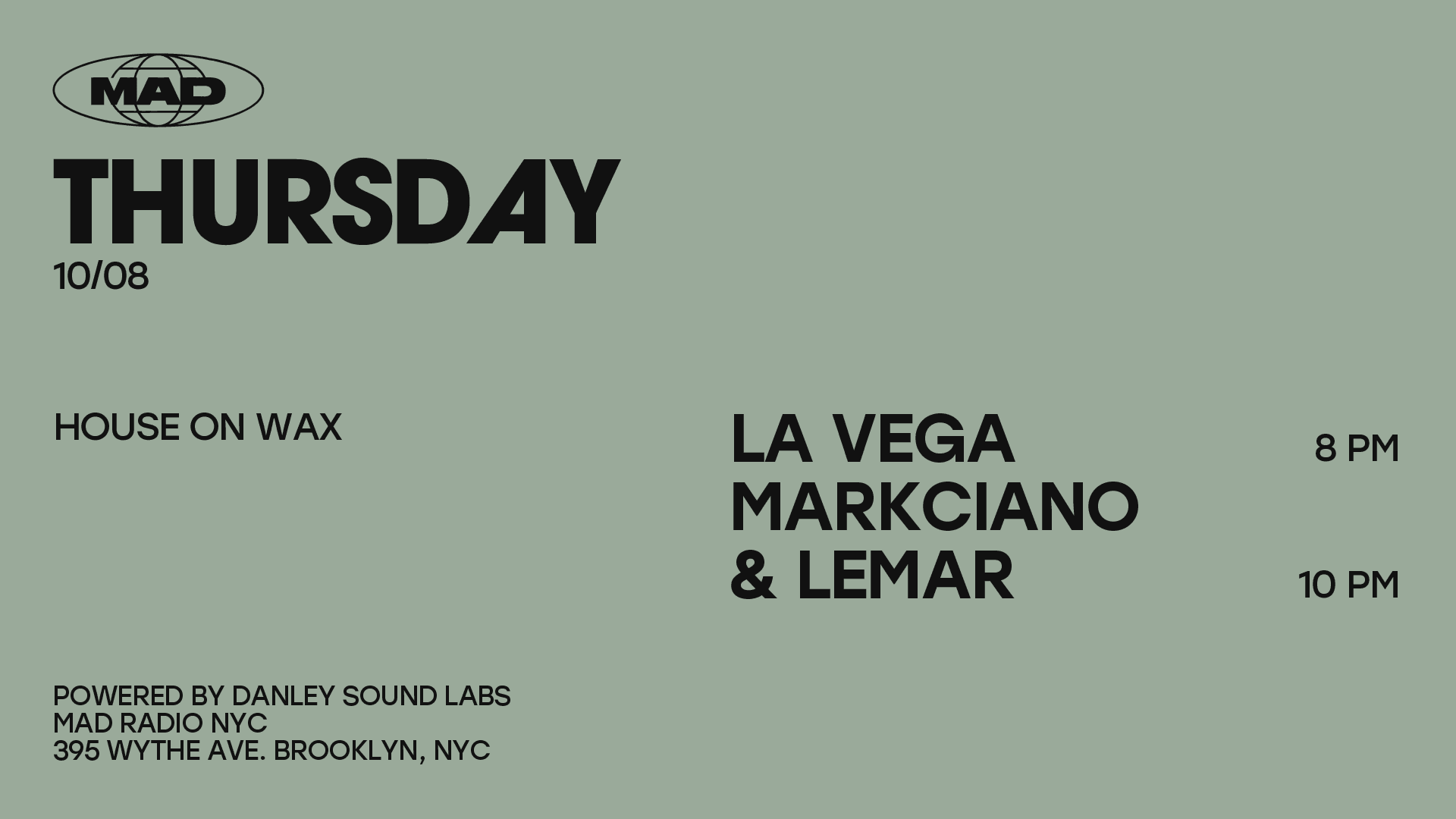 House On Wax: La Vega / Markciano & Lemar Cover