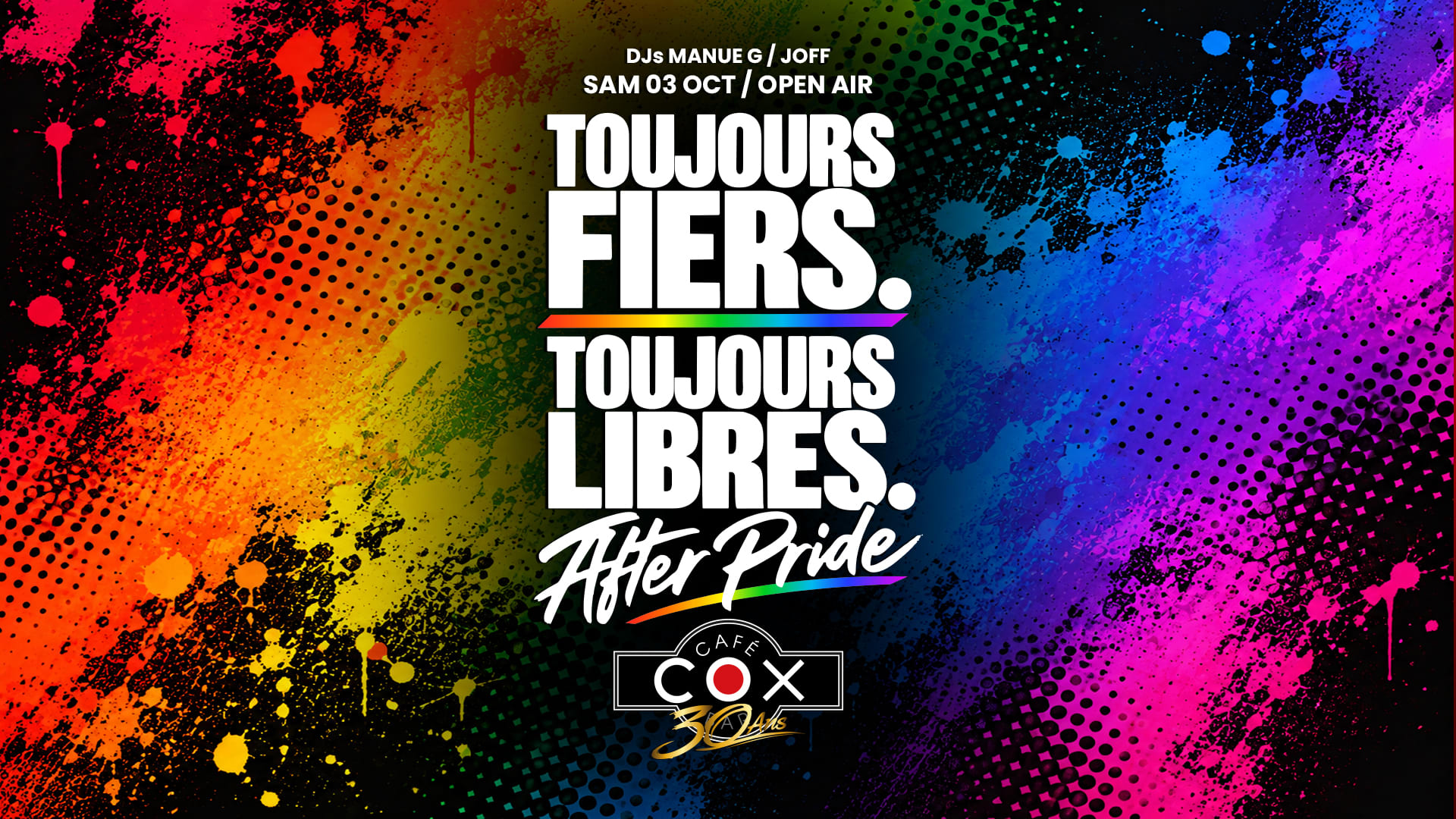 Toujours Fiers. Toujours Libres. After Pride #Cox Cover
