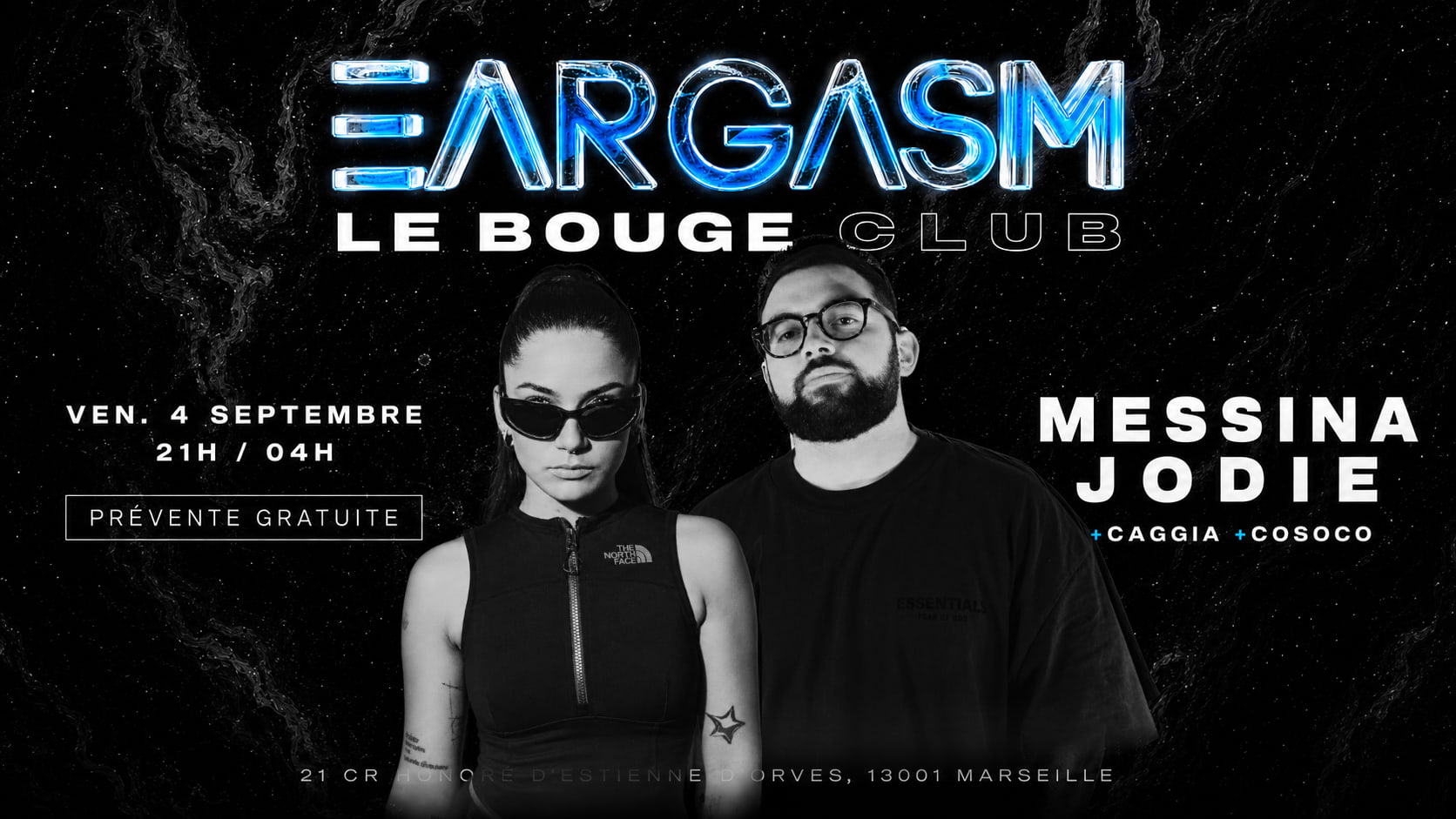 Eargasm W/ Messina & Jodie Cover