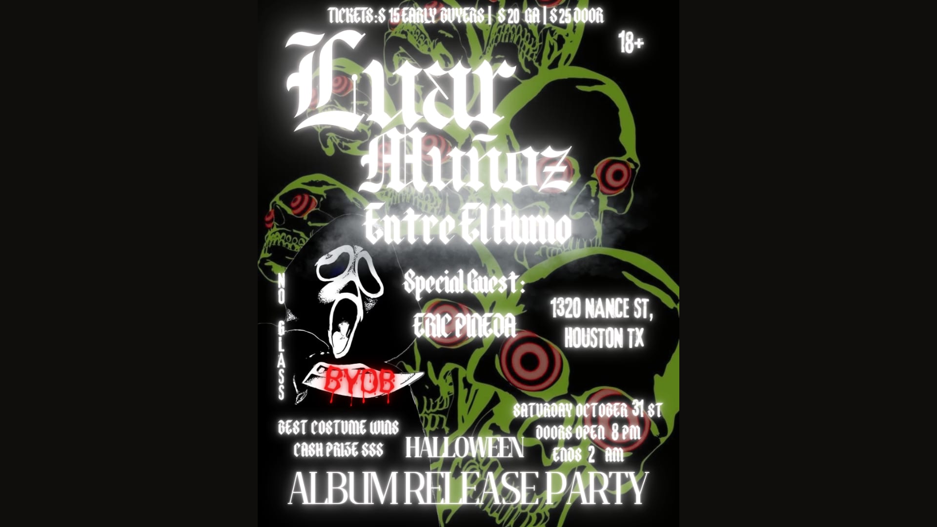Halloween Album Release Party Cover