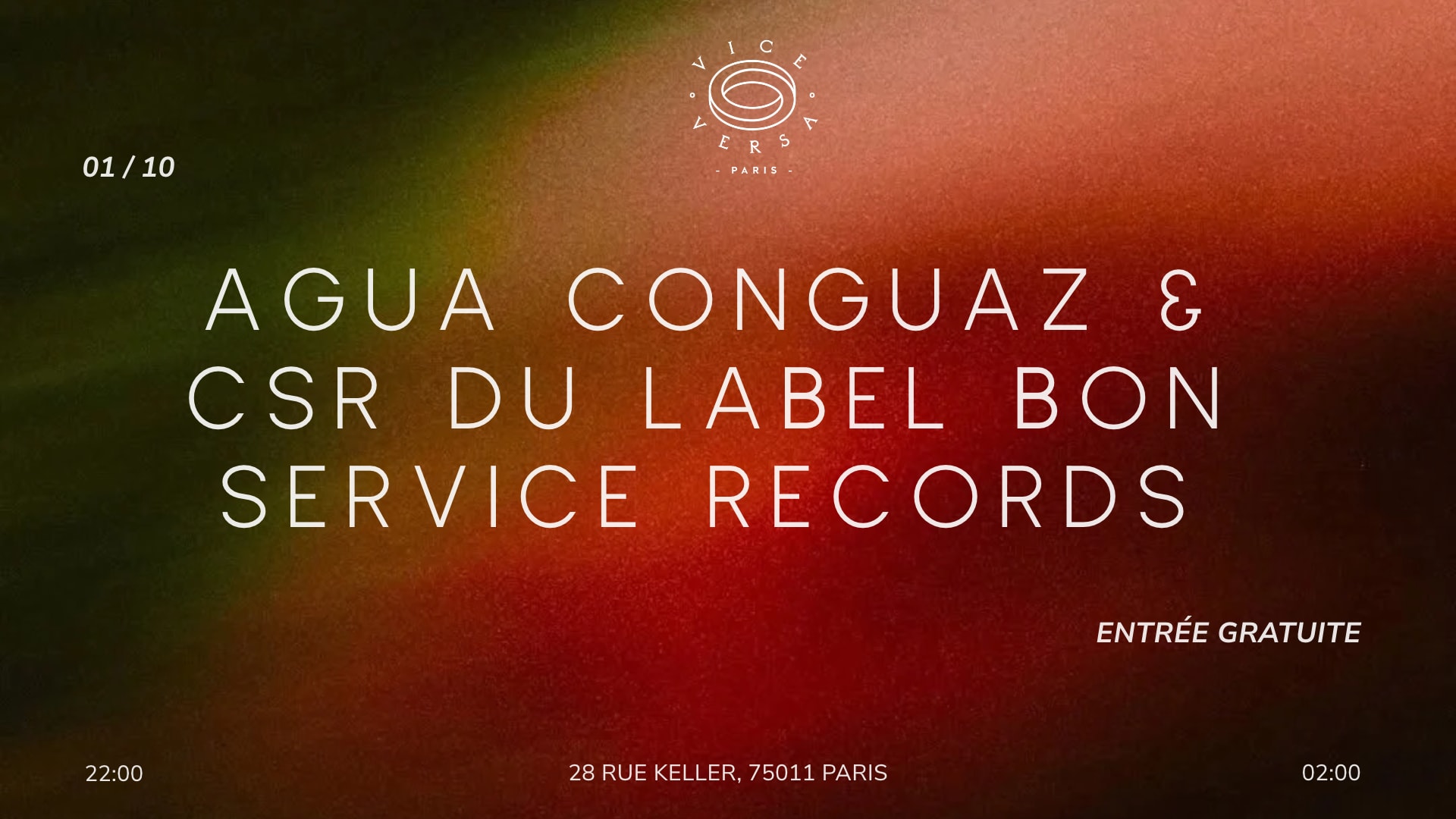 Agua Conguaz & Csr Du Label Bon Service Records Cover