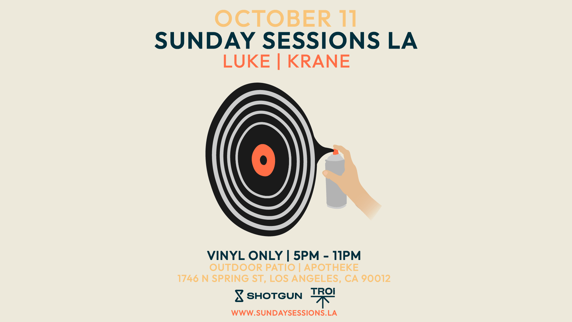 Sunday Sessions La (Vinyl Only) Open Air Cover