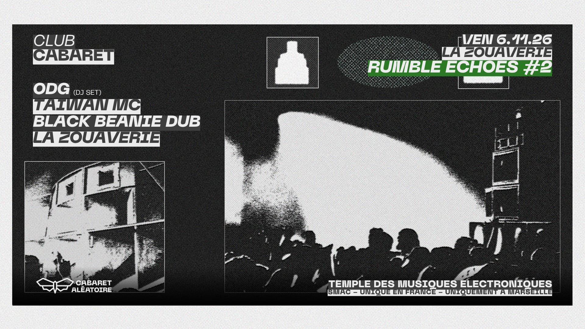 06/11 |  Club Cabaret X La Zouaverie : Rumble Echoes #2 Cover
