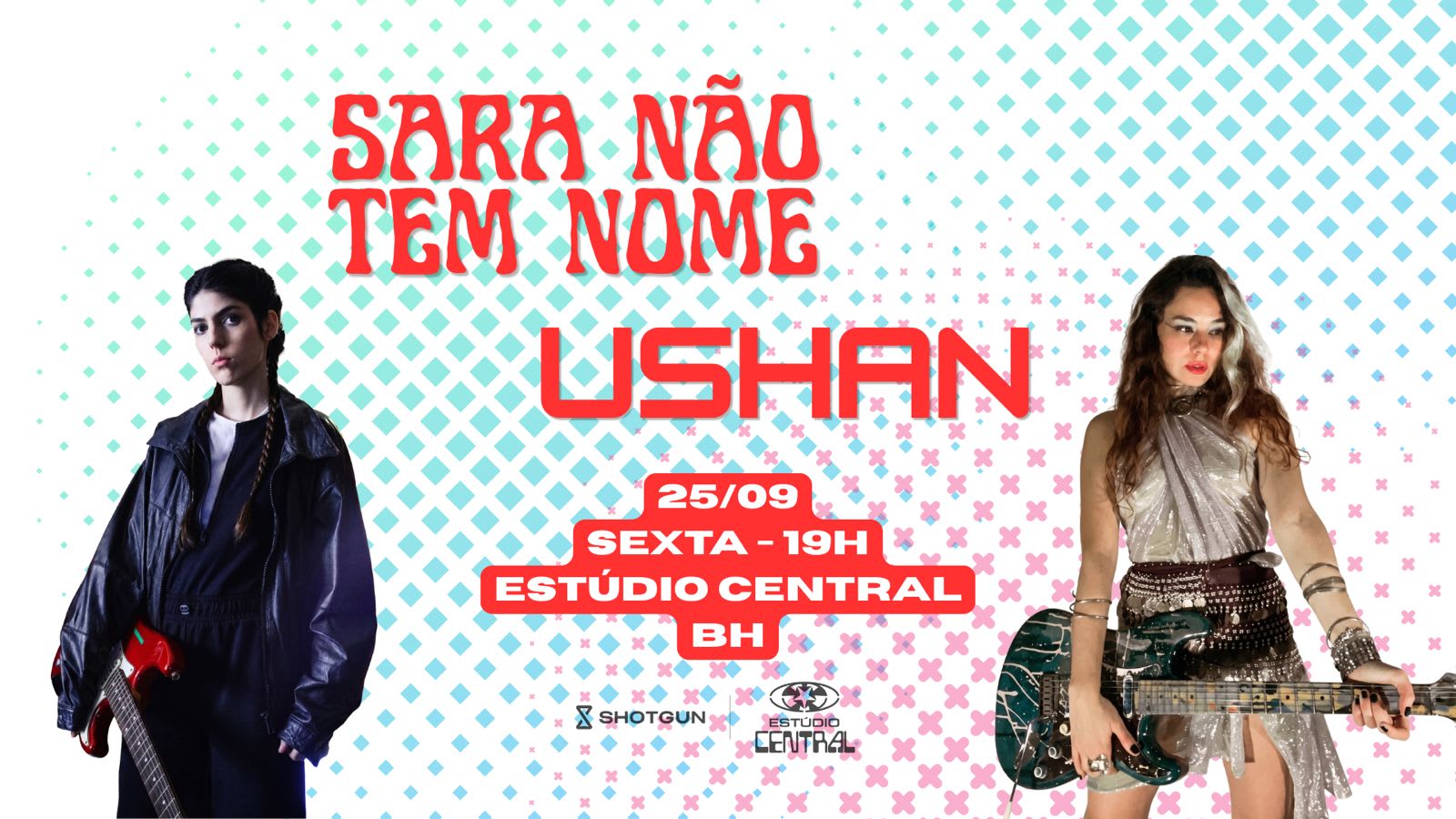 Sara Não Tem Nome E Ushan No Estúdio Central Cover
