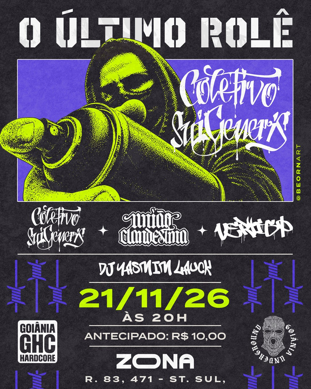 Zona & Ghc Apresentam: Coletivo Sui Generis/Uc/Vertigo Cover