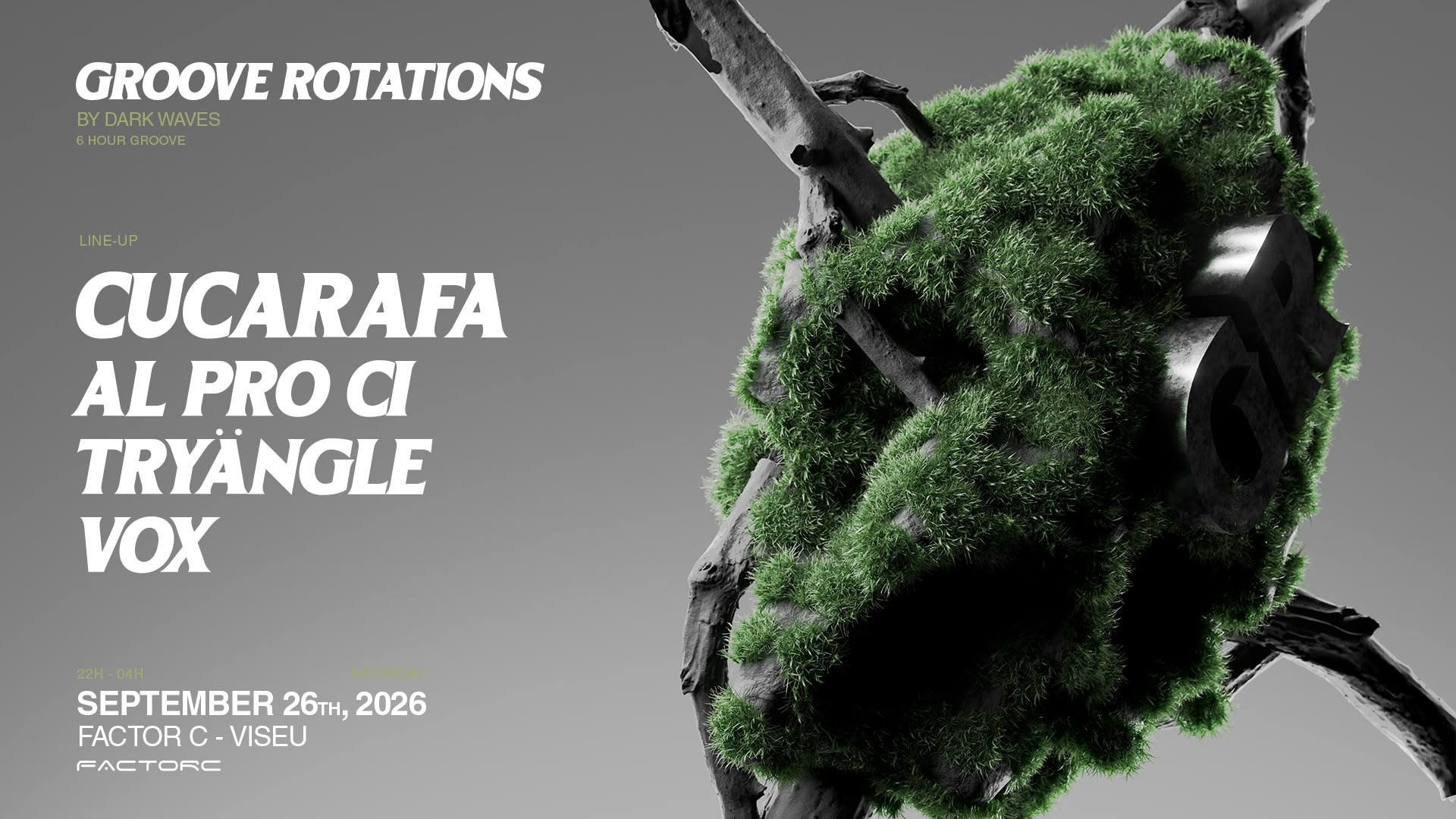 Groove Rotations | Factor C | Viseu Cover