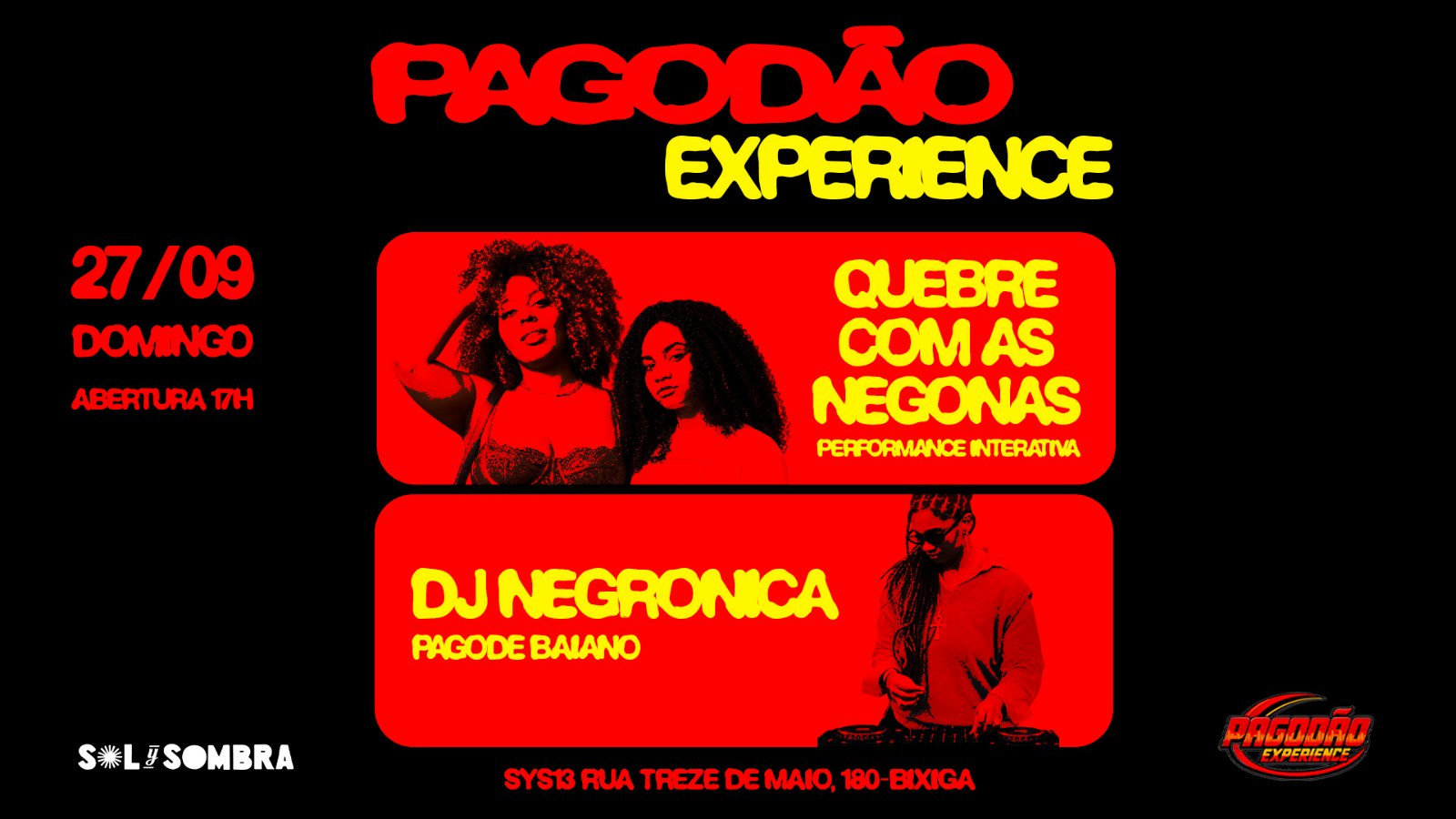 ¡Pagodão Experience! - No Sys13 Cover
