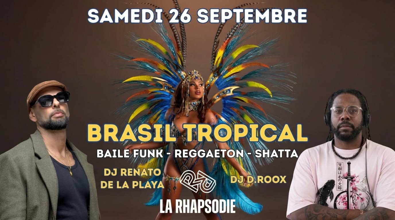 Brasil Tropical : Renato De La Playa • Dj R.Roox Cover
