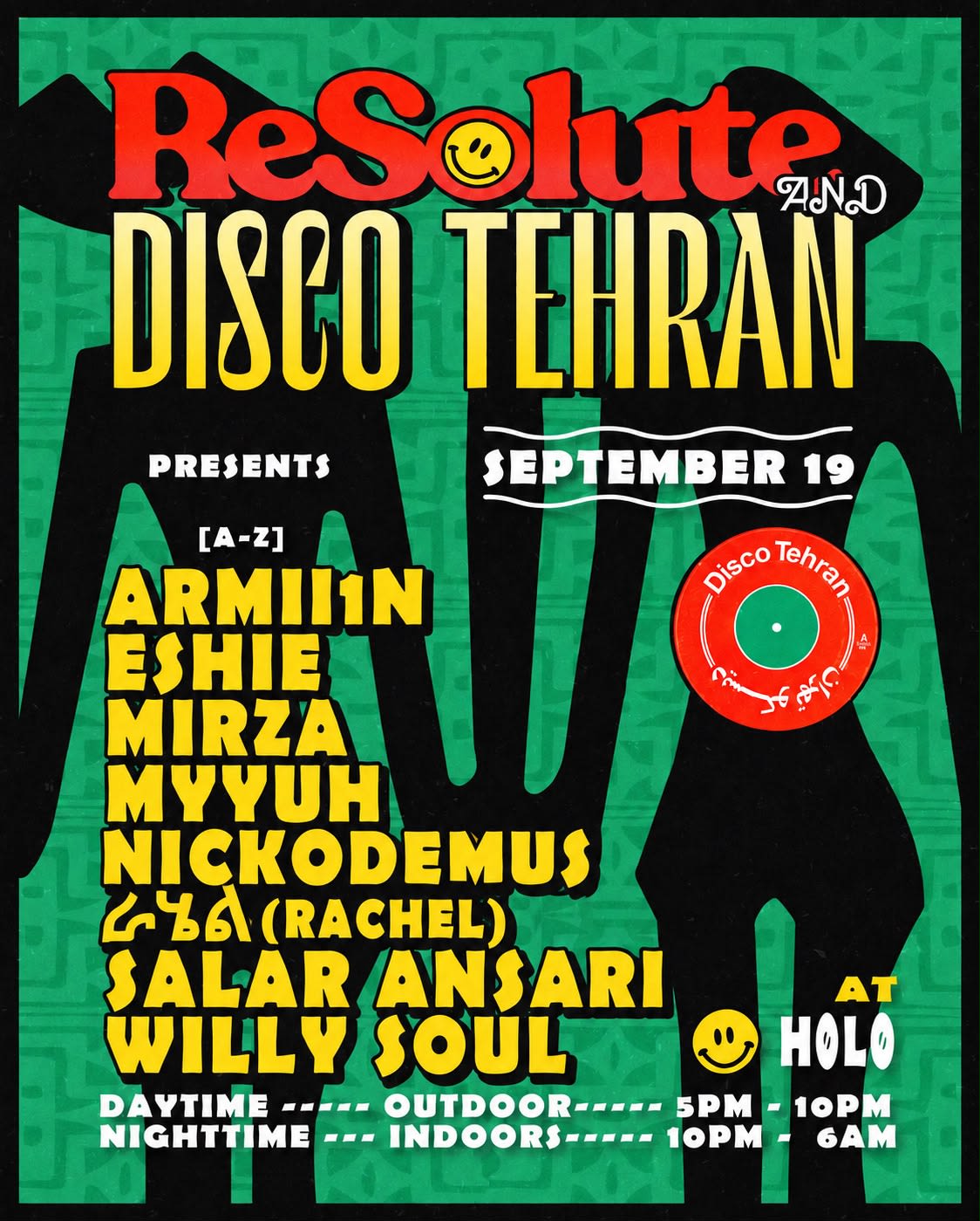 Resolute X Disco Tehran Cover