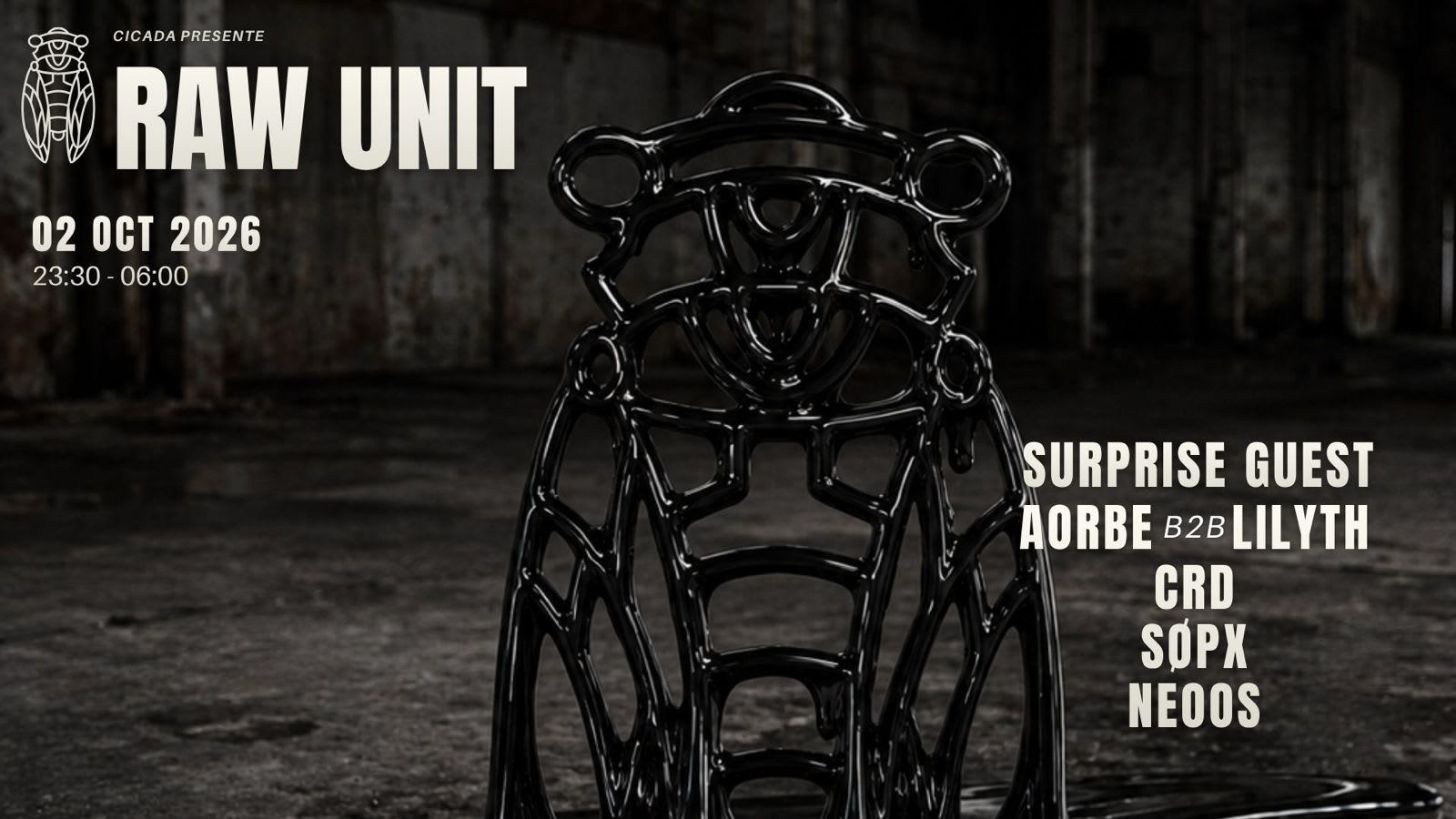 Cicada Raw Unit Cover