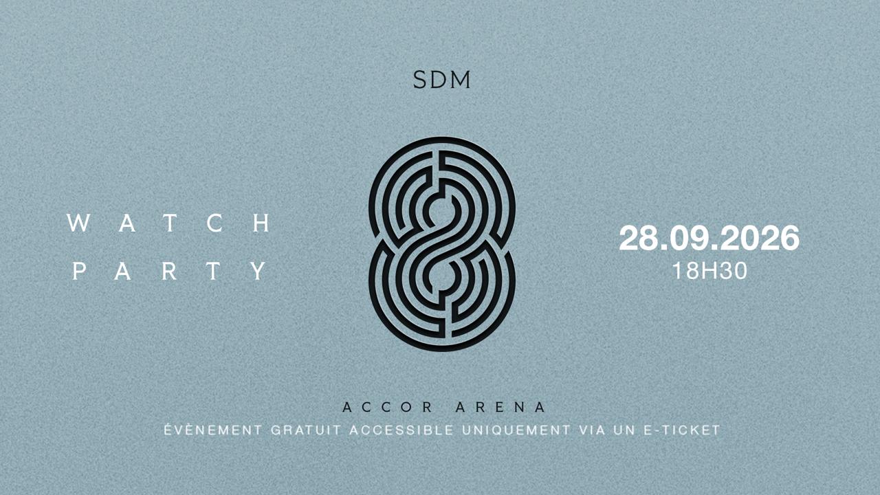 Sdm Watch Party Accor Arena 28.09.26 Cover