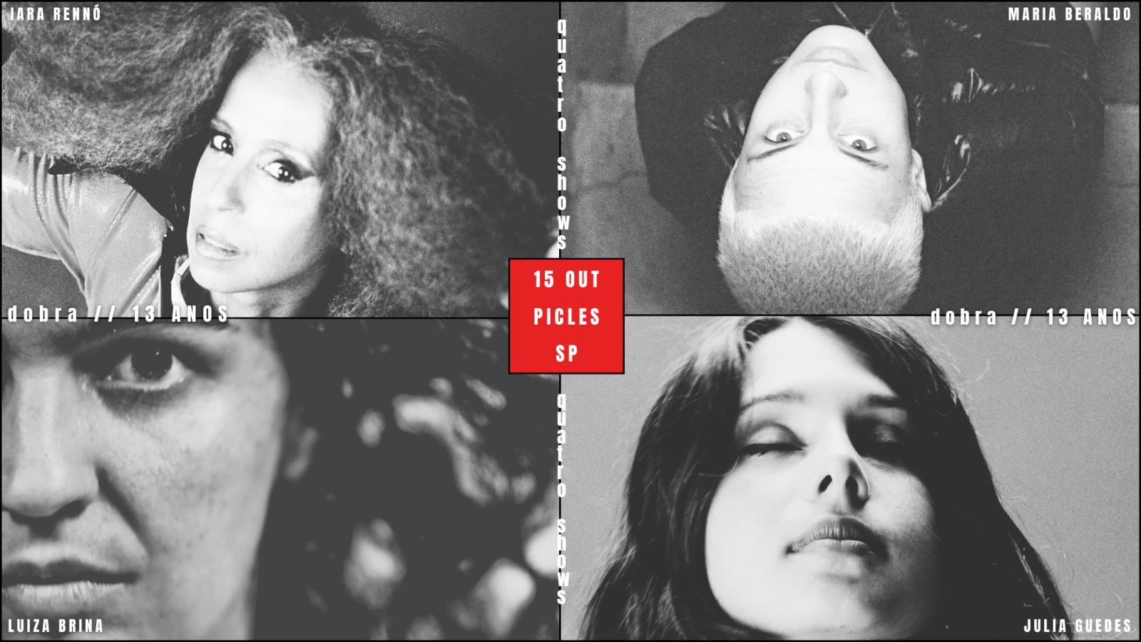 Maria Beraldo + Luiza Brina + Iara Rennó + Julia Guedes Cover