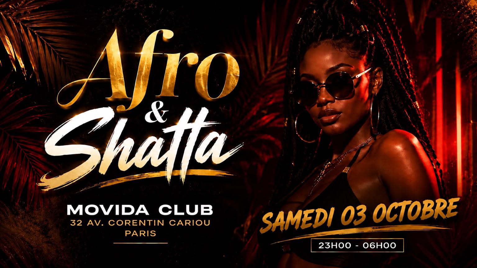 Afro & Shatta - Samedi 03 Octobre Cover