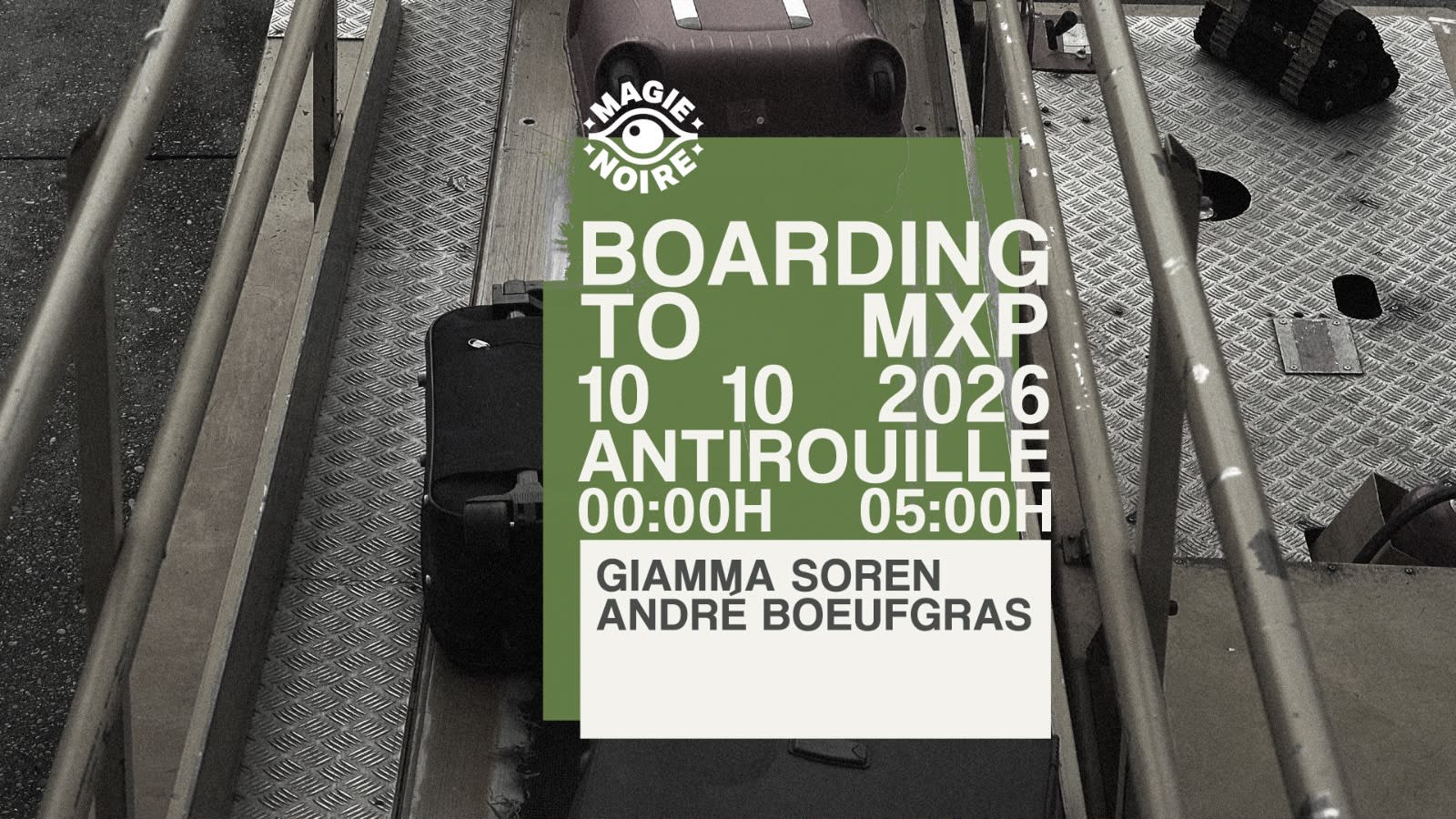 Boarding To Mxp @Antirouille 10.10.26 Cover