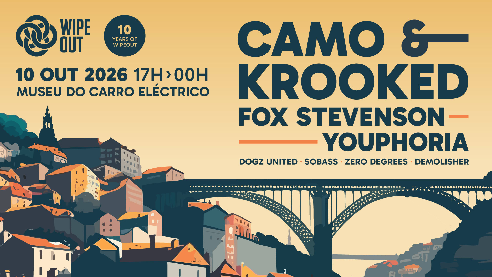 Wipeout Open Air 10th Anniversary Camo & Krooked :: Porto Cover