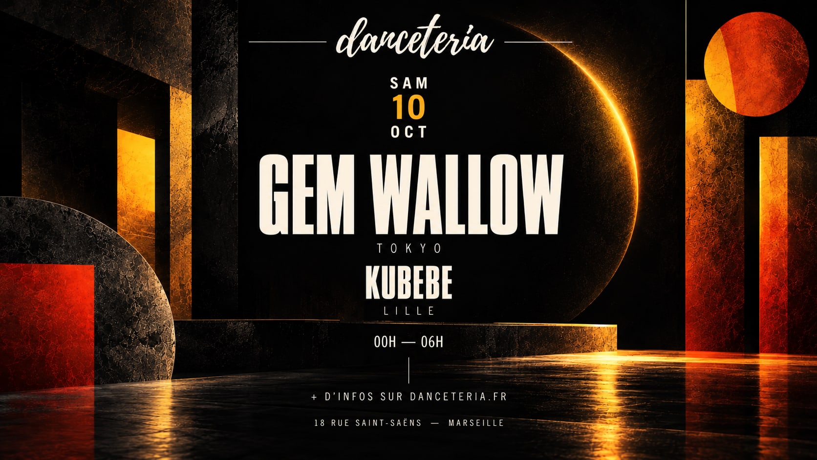 Gem Wallow (Tokyo) + Kubebe (Lille) @ Danceteria Cover