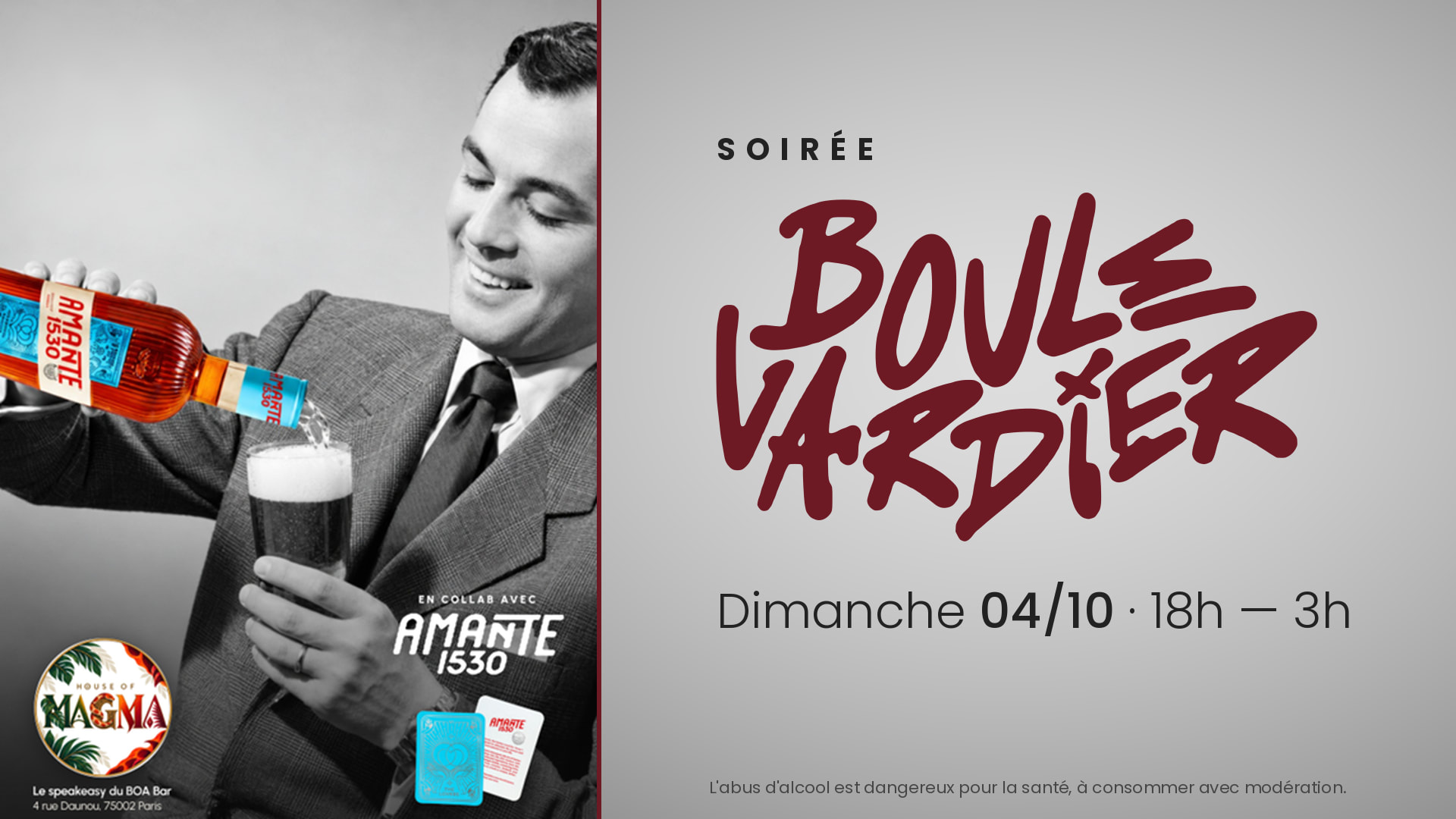Amante X Boulevardier Cover