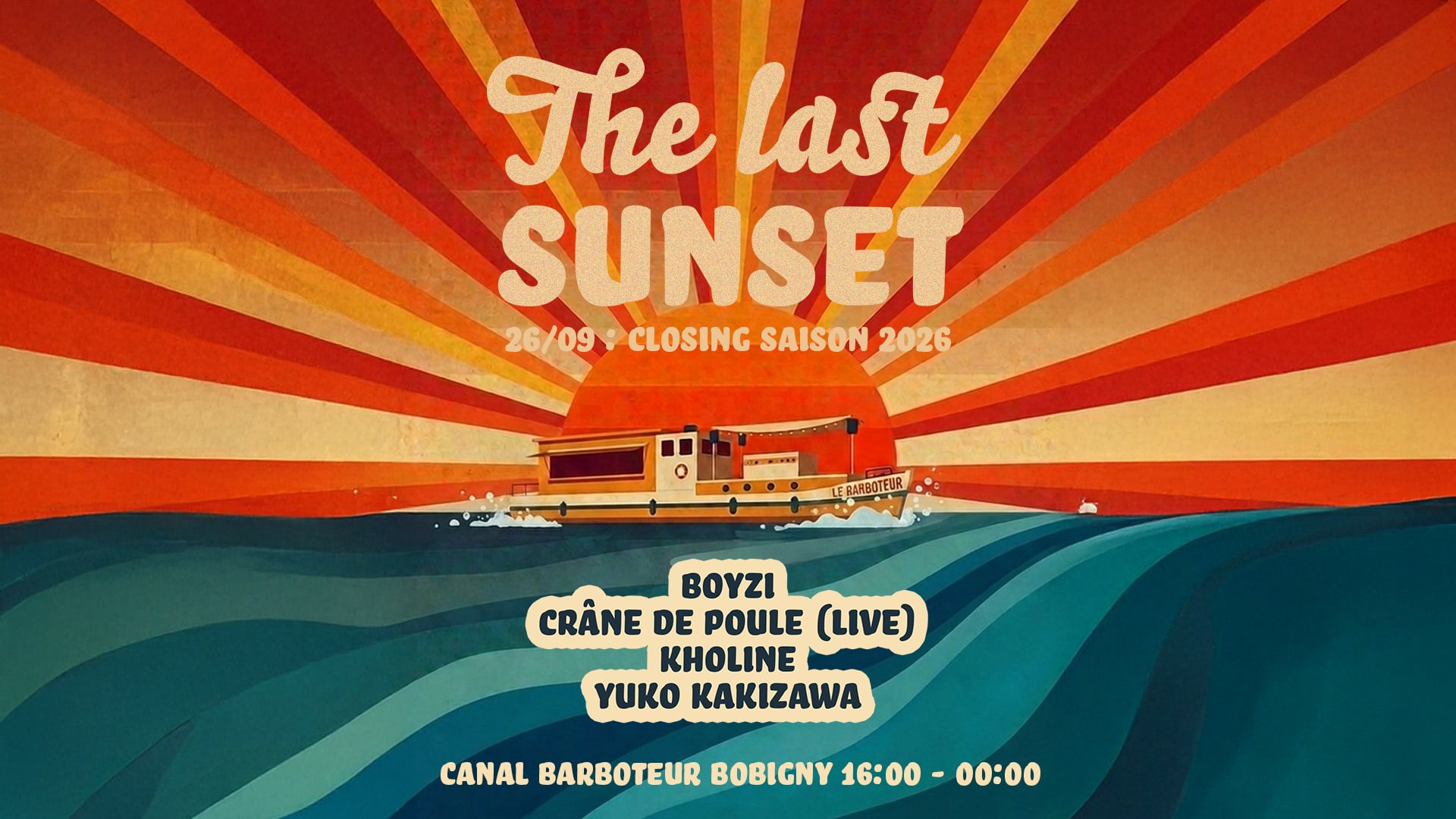 The Last Sunset - Closing Saison 10 - All Day Open Air Cover
