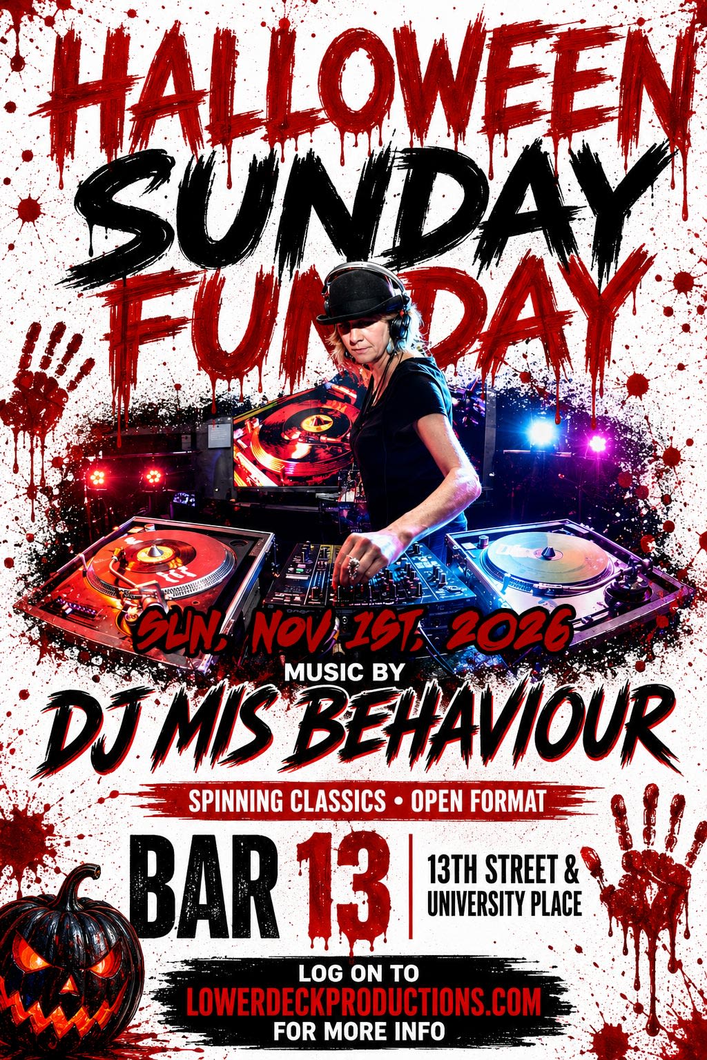 🎃 Halloween Weekend Sunday Funday Dance Party Cover