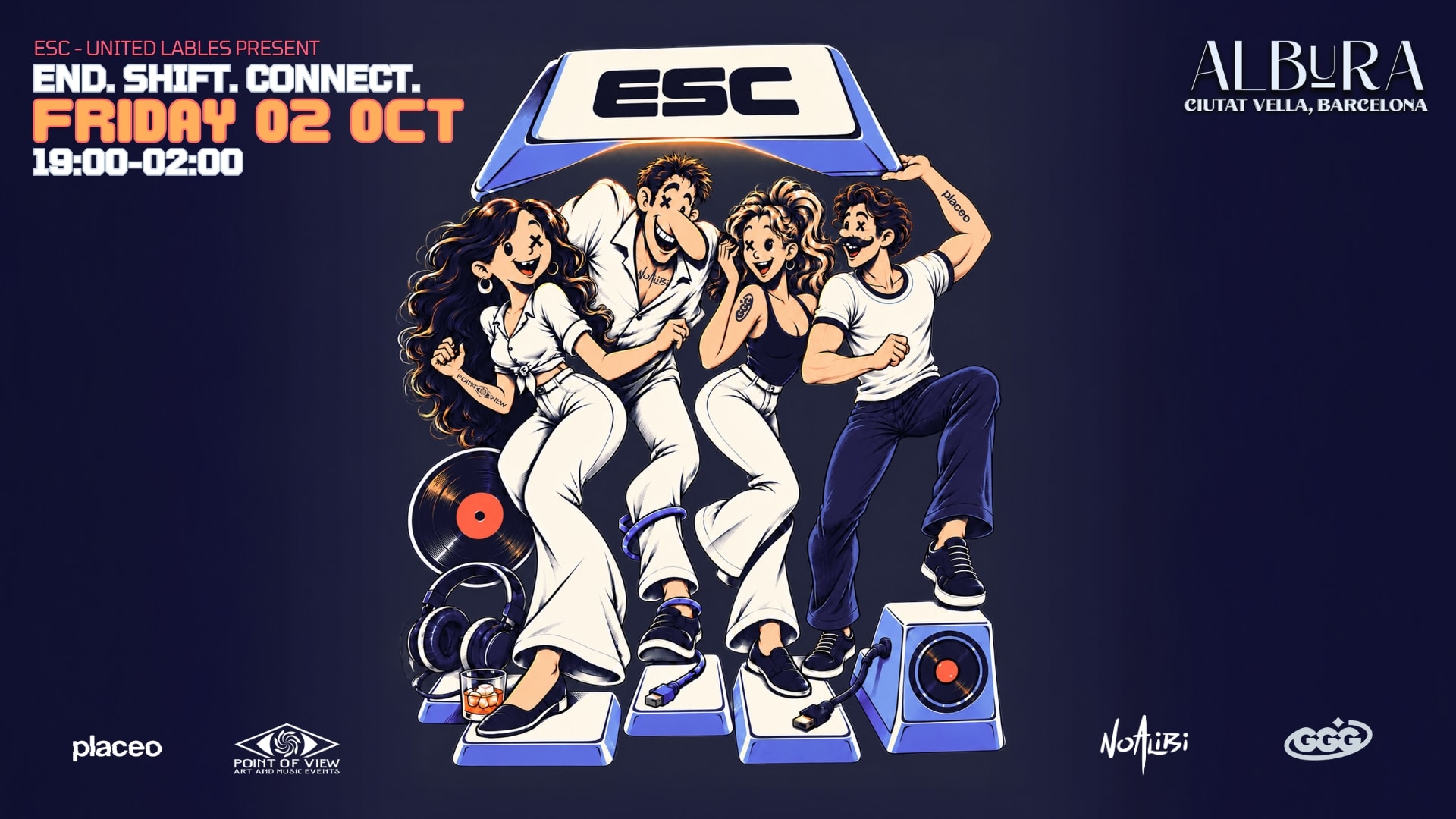 Esc. United Label End. Shift. Conect. Cover