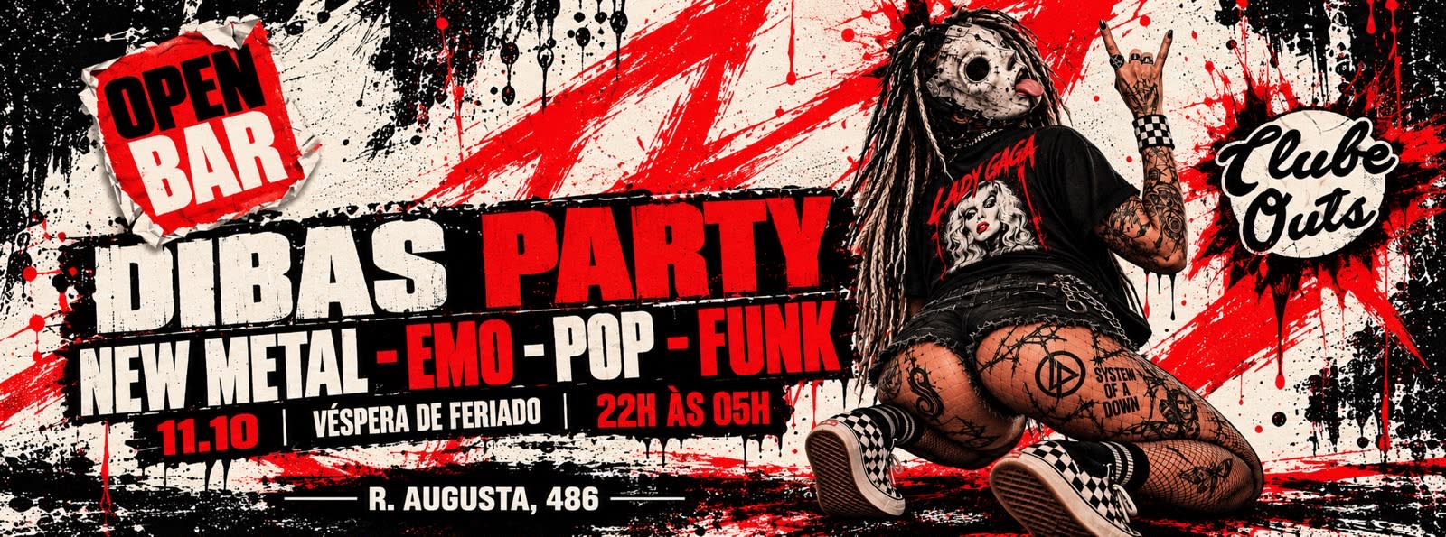 Dibas Party | Open Bar | New Metal - Emo - Pop - Funk Cover