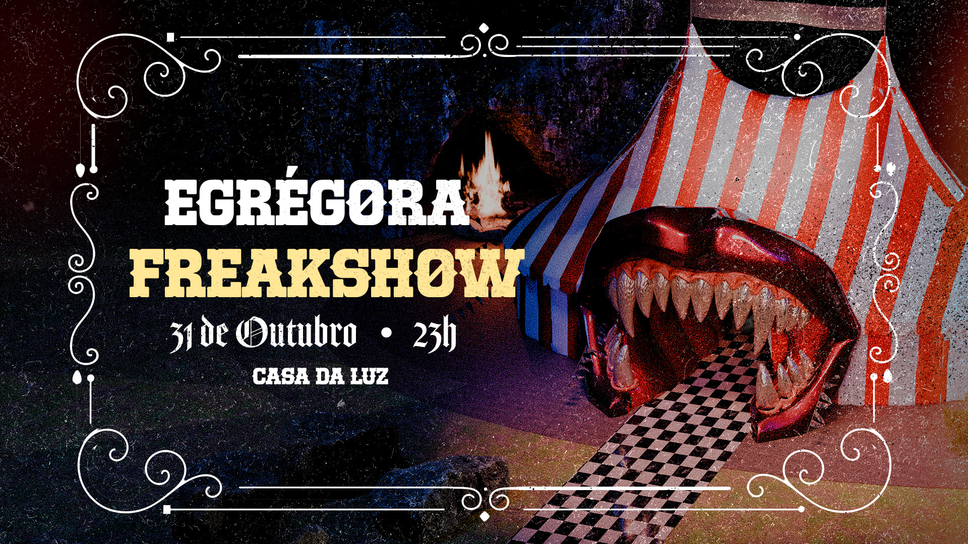 Egrégora: Freakshow 🎪🩸 Cover