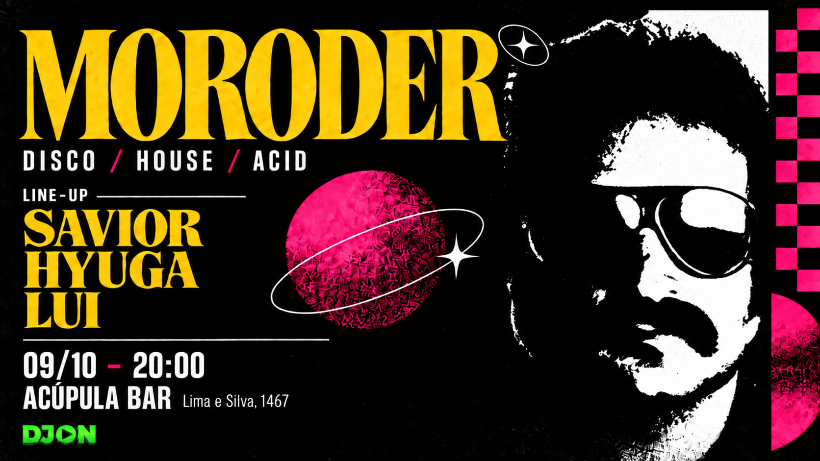 Moroder - Disco / House / Acid @ A Cúpula Bar Cover