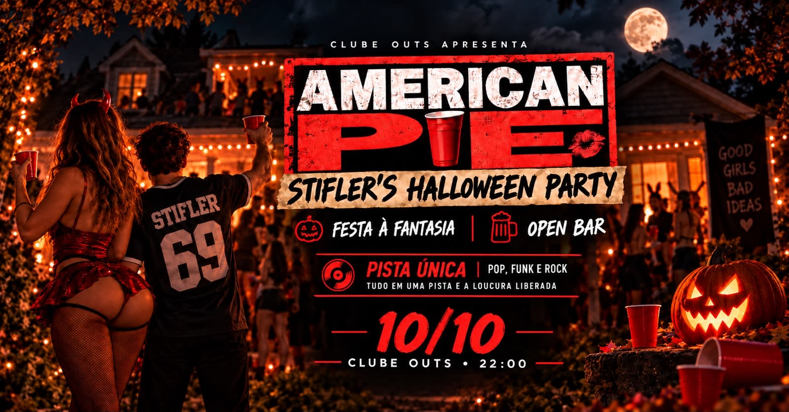 Festa Dos Perdidos | American Pie | Open Bar | 10/10 Cover