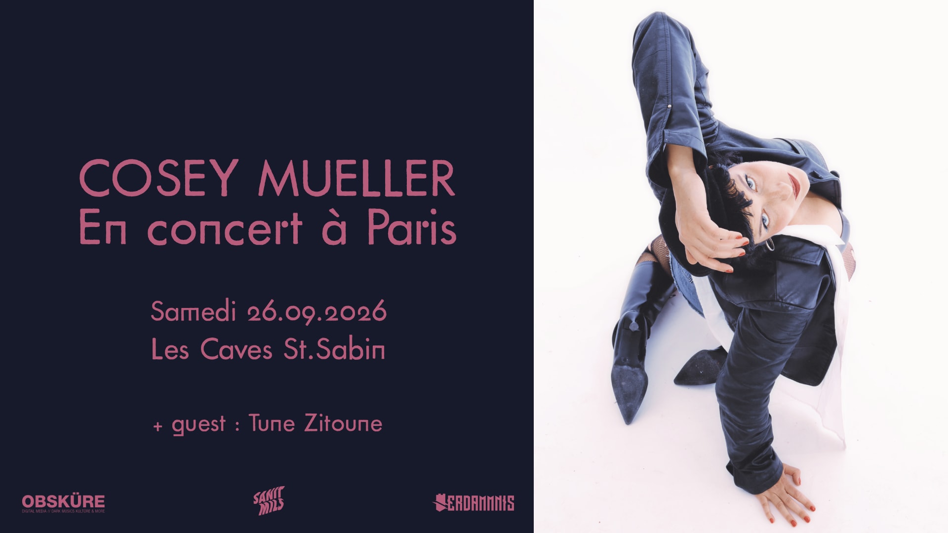 Cosey Mueller, En Concert À Paris + Guest : Tune Zitoune Cover
