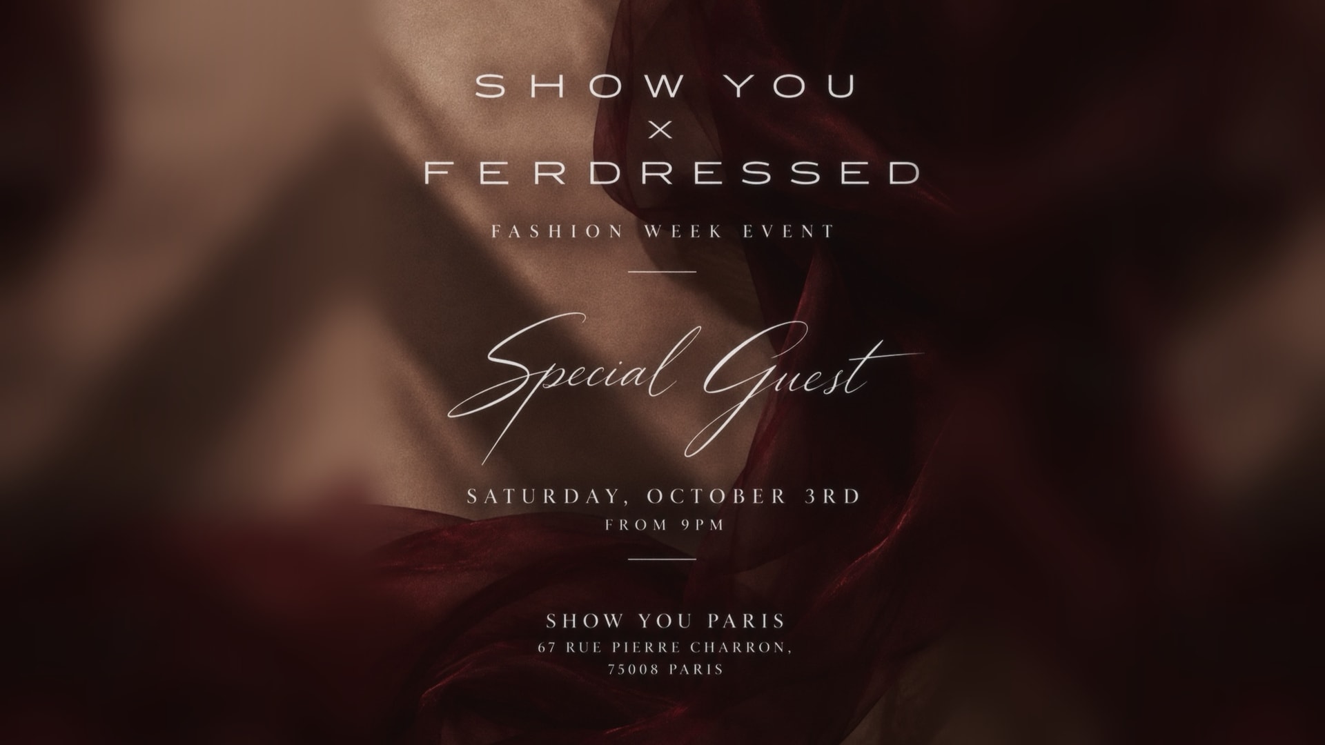 Show You X Ferdressed Fashion Week Cover