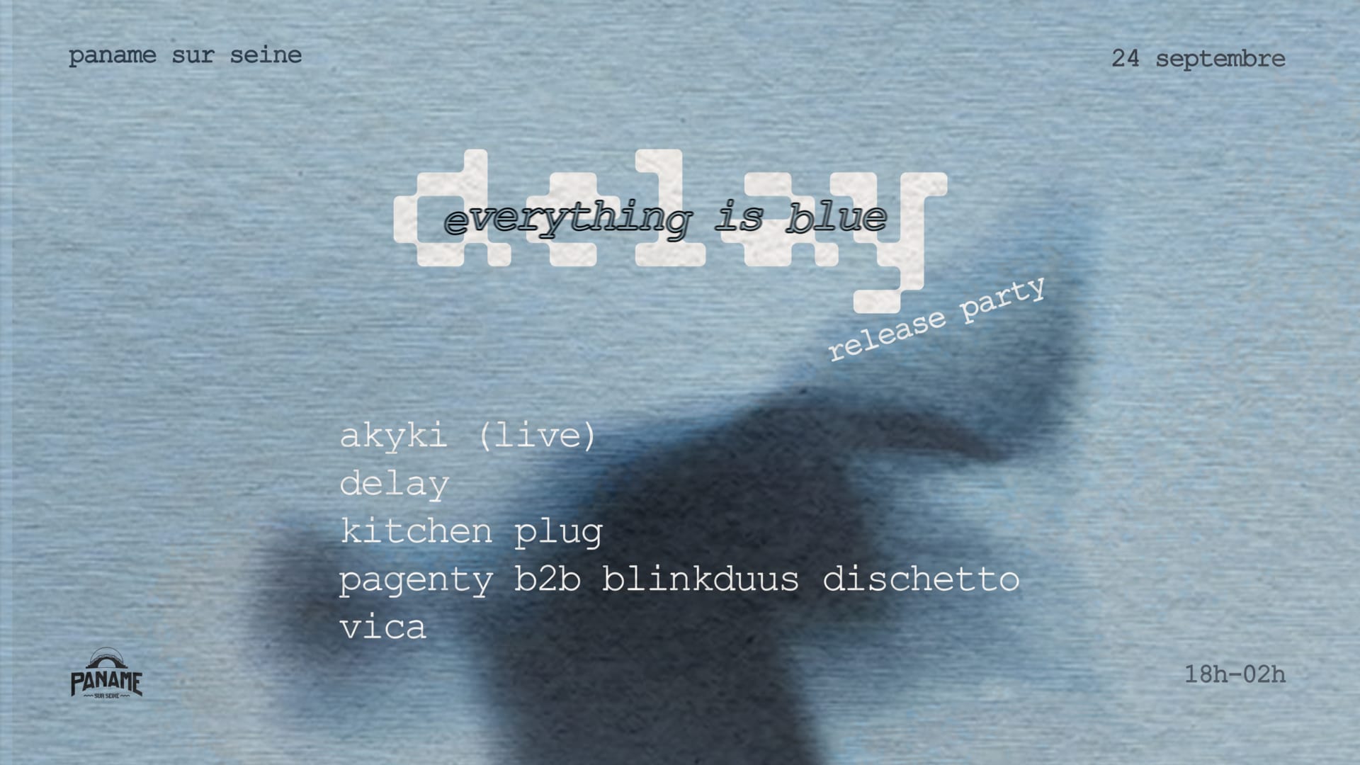 Release Party : Delay - Everything Is Blue Cover