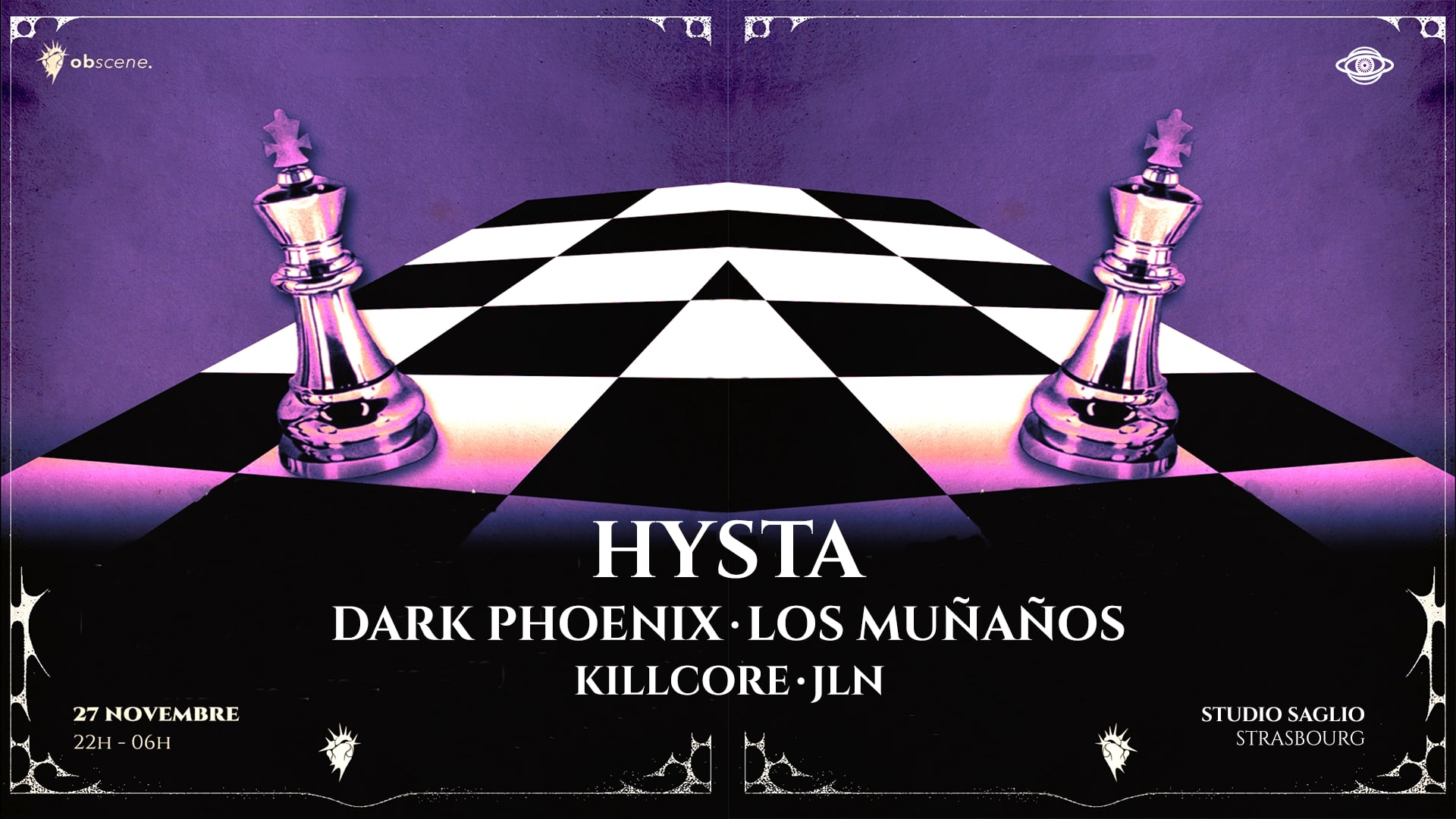 Obscene : Hysta - Dark Phoenix - Los Munanos - Killcore Cover