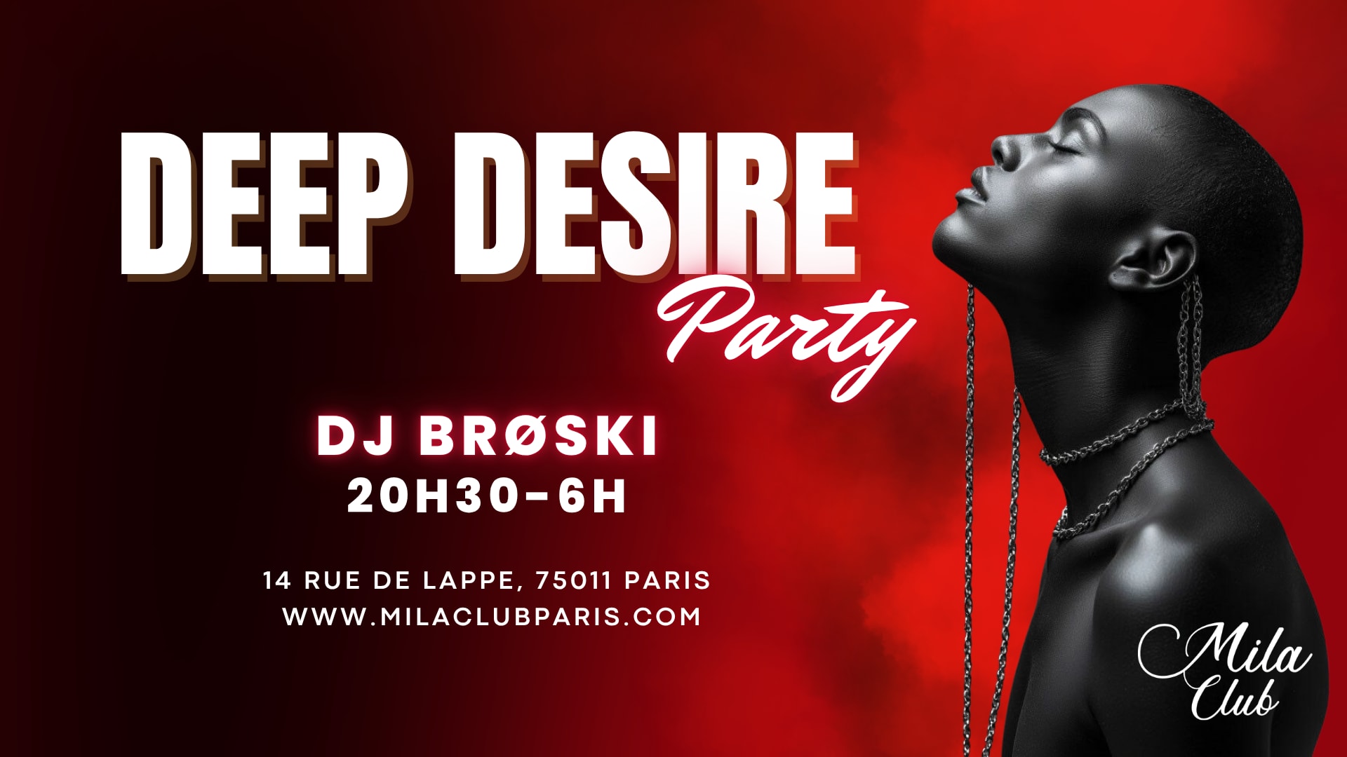 Deep Desire - Mila Club Paris Cover