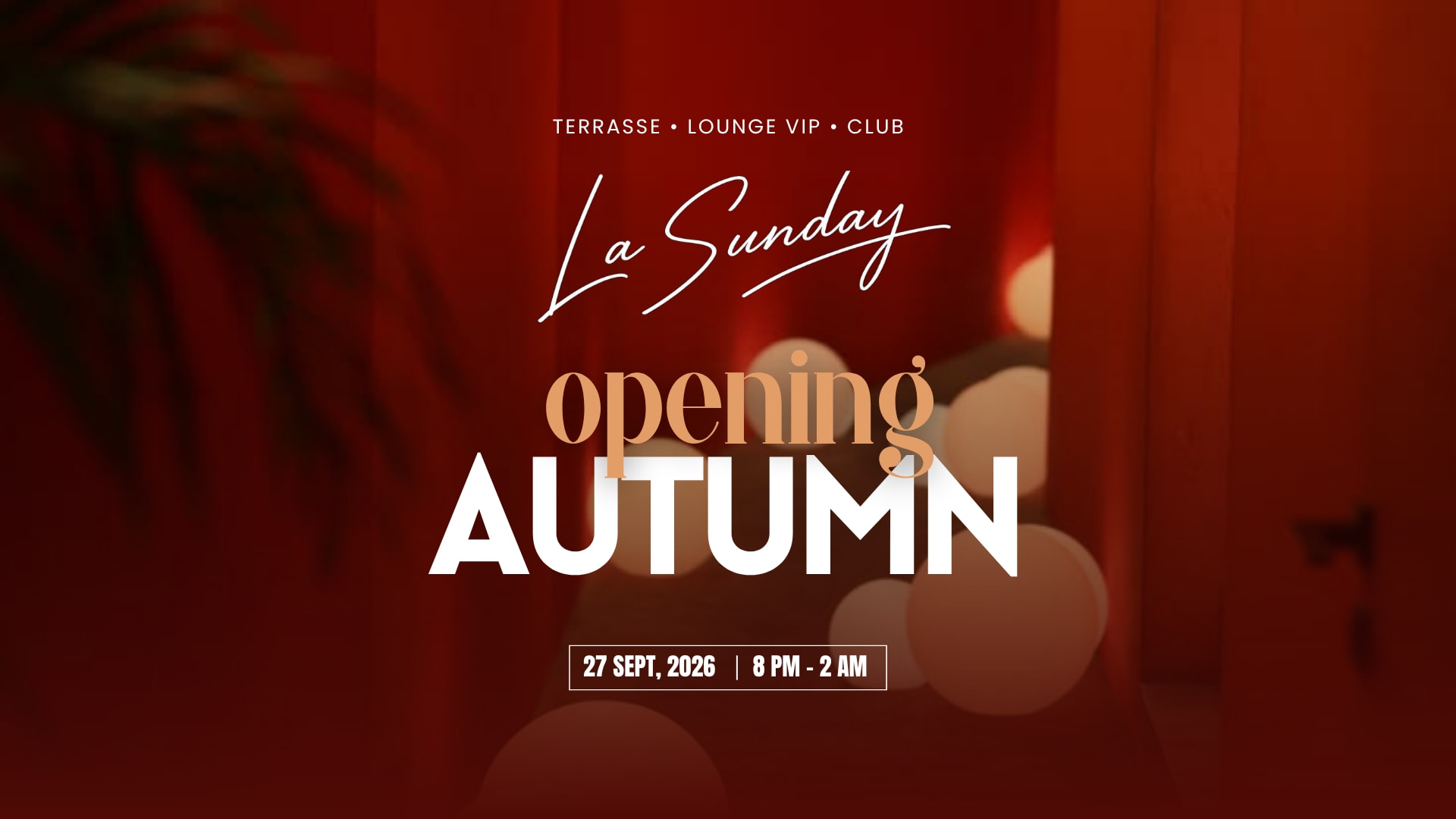 La Sunday — Opening Autumn 🍂 Cover