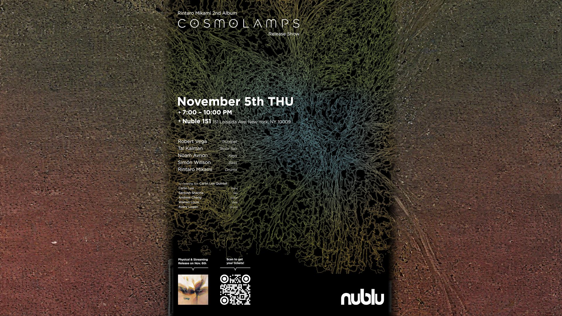 Rintaro Mikami - Cosmolamps Release Show Cover