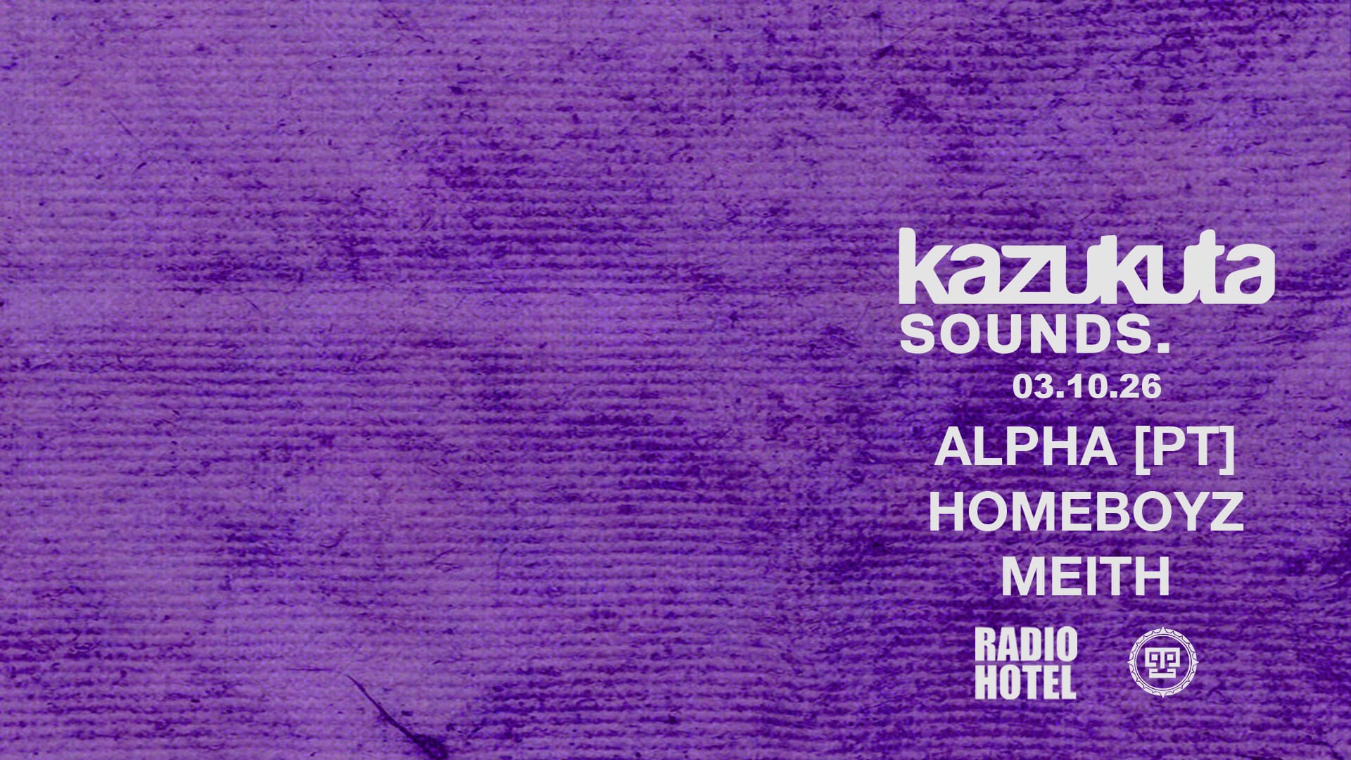 Kazukuta Sounds - Radio-Hotel LX Cover
