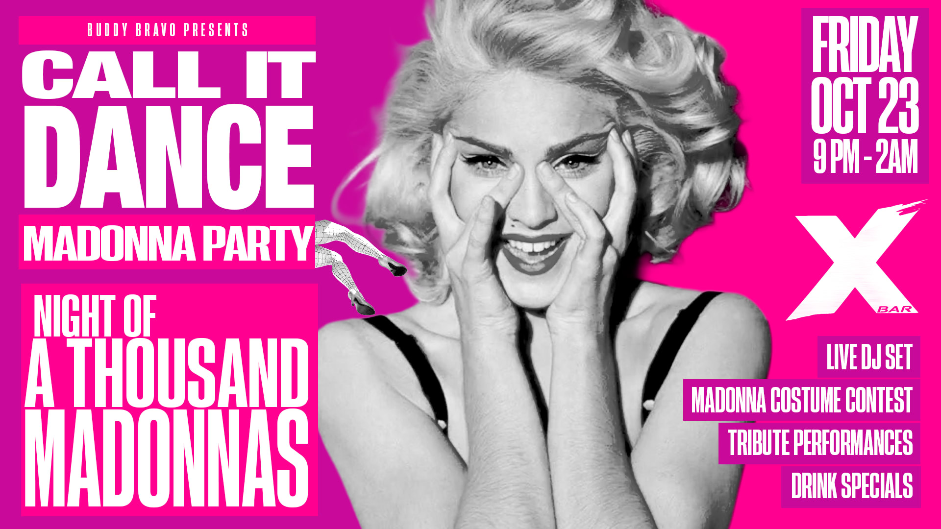 Buddy Bravo Presents: Call It Dance | Madonna Party Cover