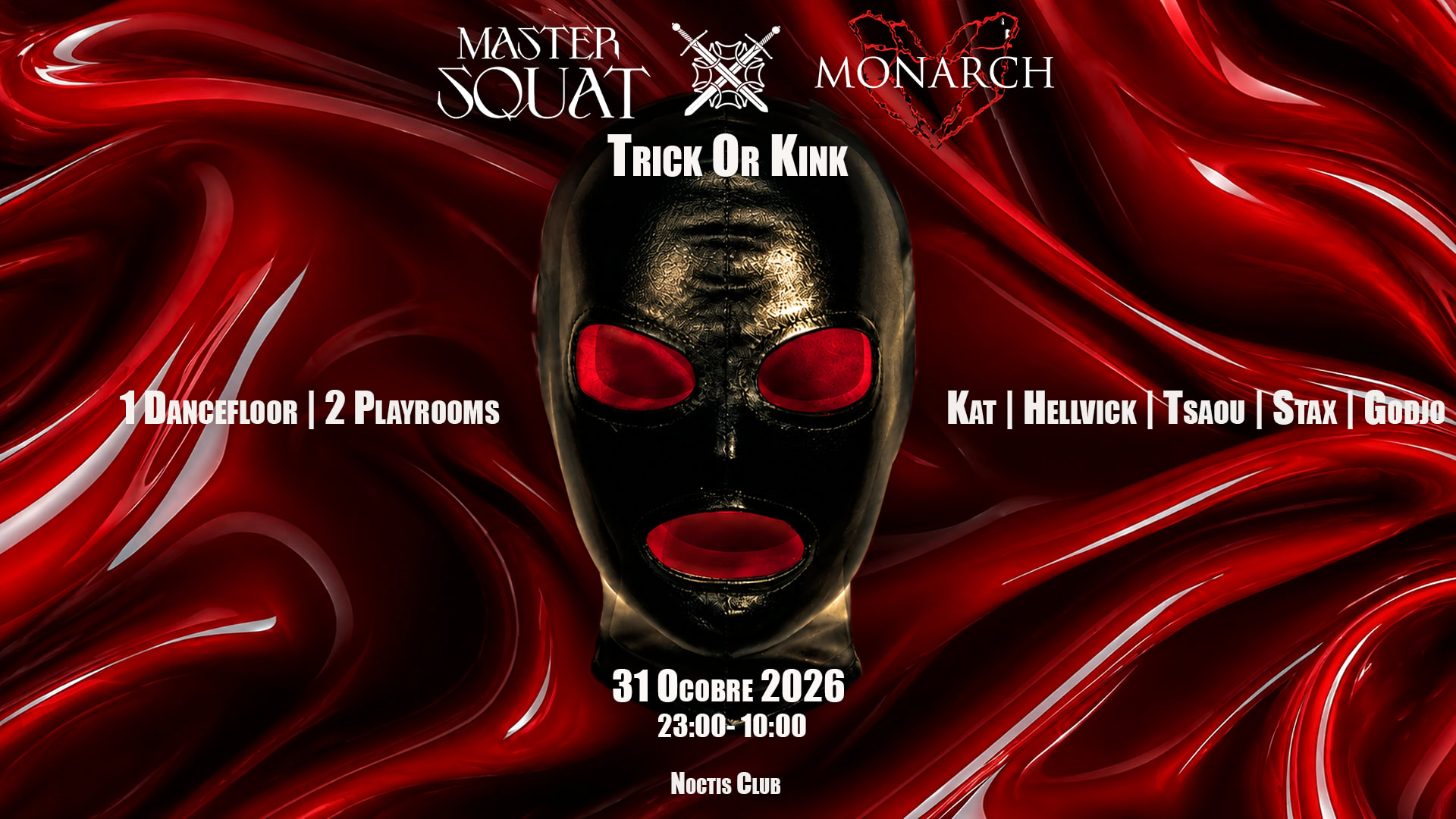 Monarch × Master Squat — Trick Or Kink Cover