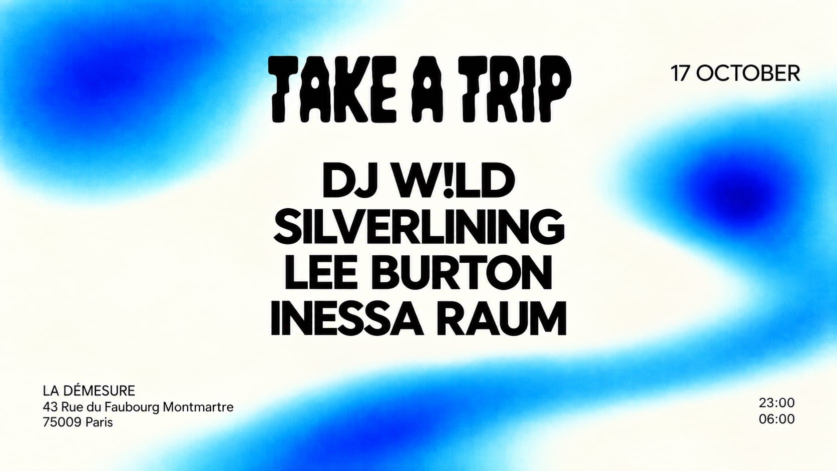 La Démesure Invite Take A Trip Cover