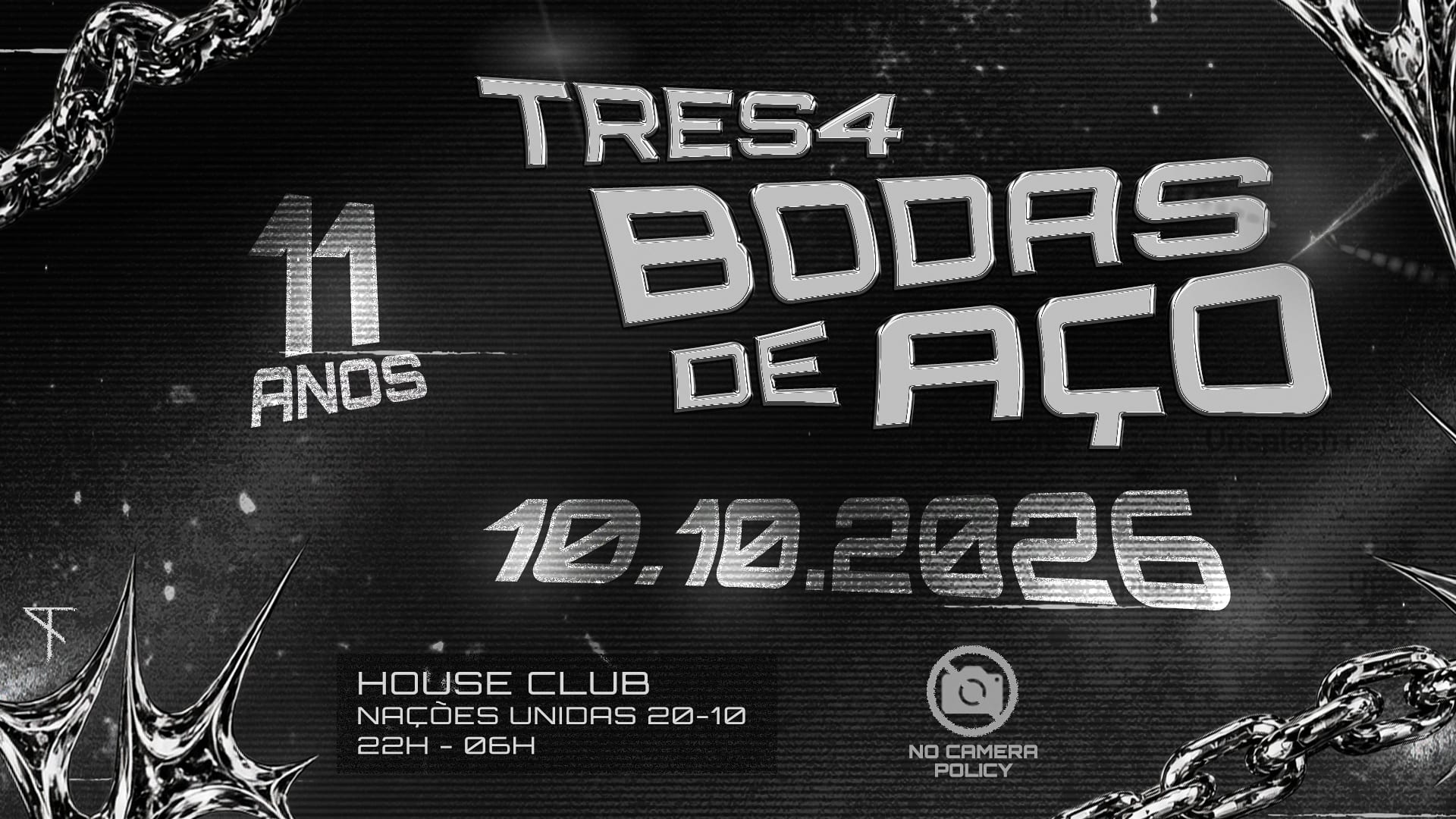 Tres4 Bodas De Aço Cover