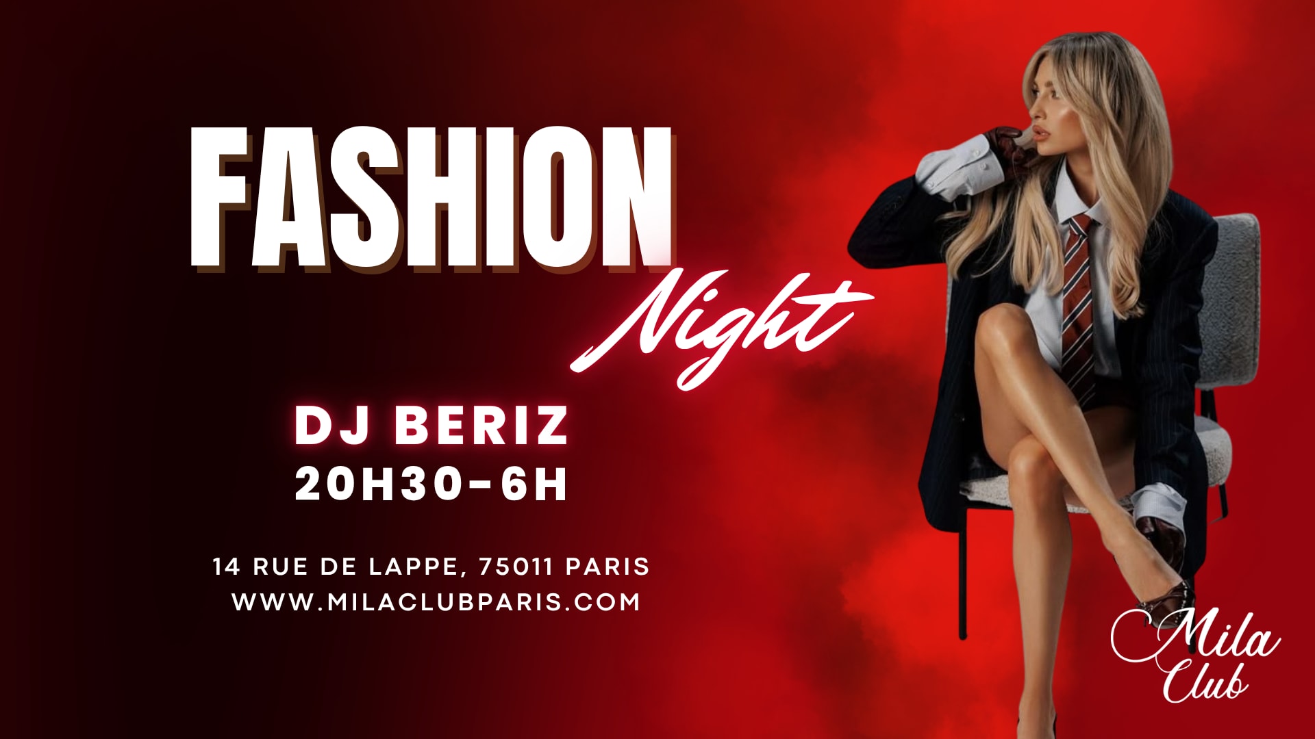 Fashion Night - Mila Club Paris Cover