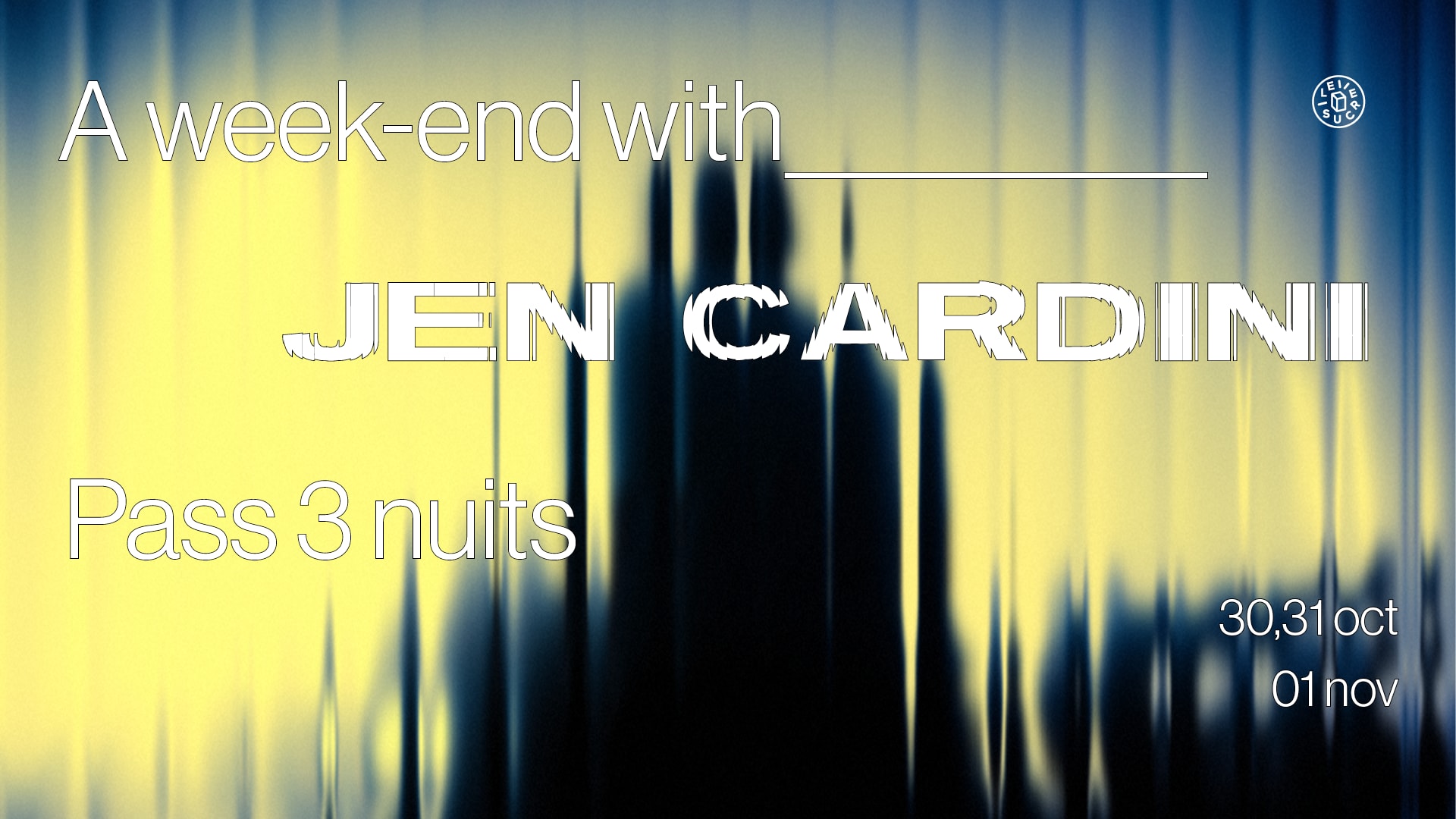 A Week-End With Jen Cardini : Pass 3 Événements Cover