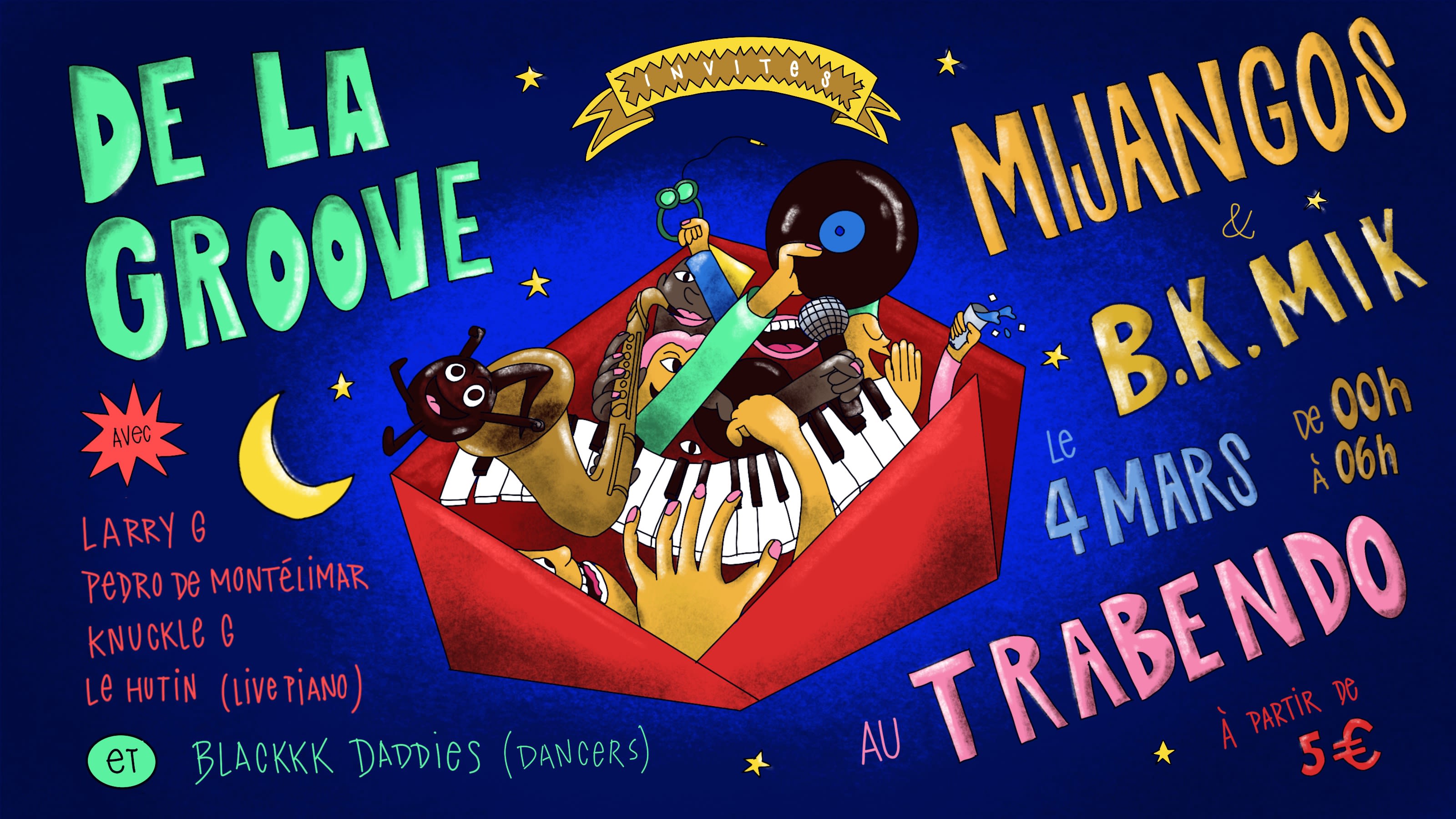 De La Groove X 04/03/2023 X Trabendo Cover
