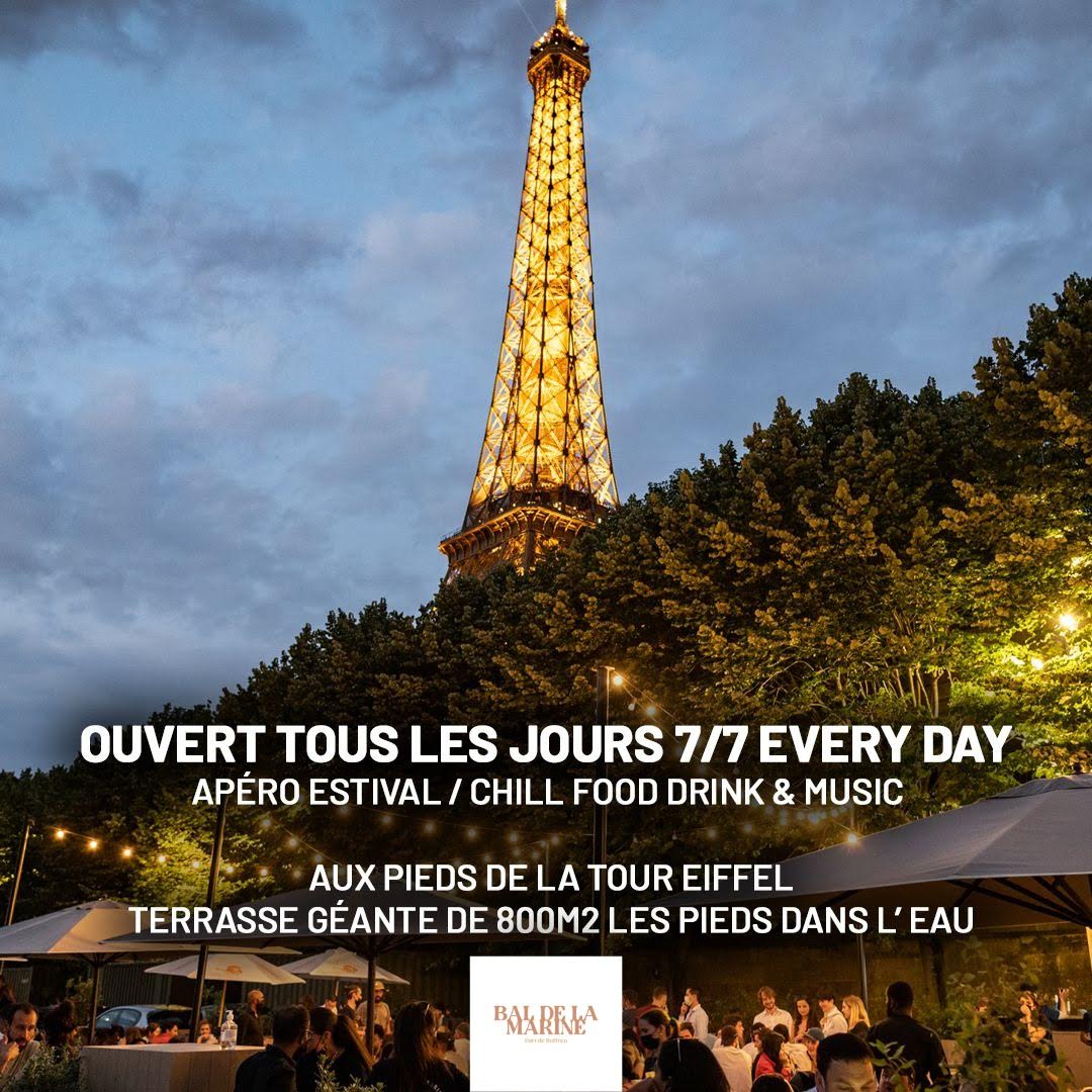 Apero Estival Terrasse Geante De + De 800 M2 Tour Eiffel Cover