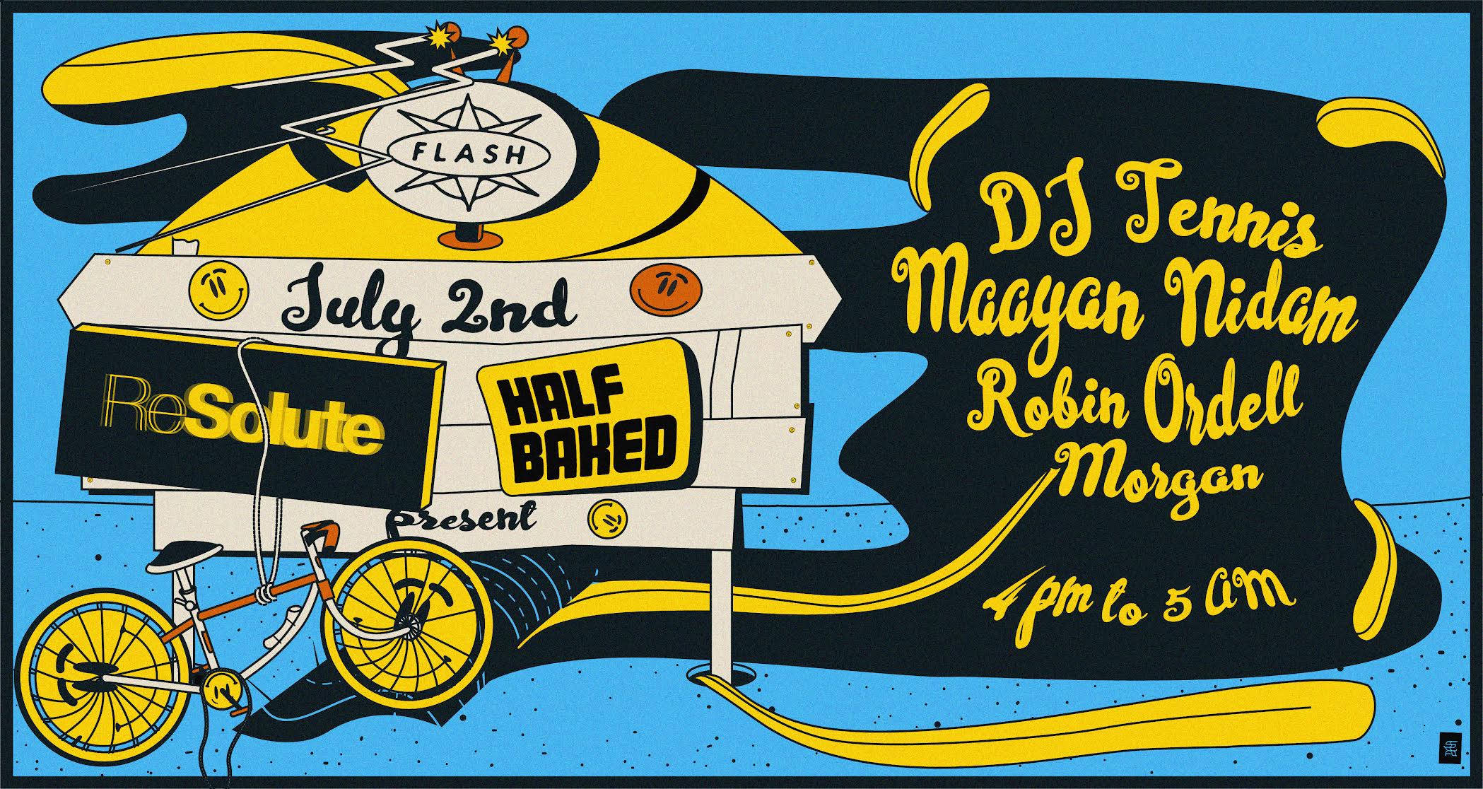 Flash, Resolute, & Half Baked Present: Dj Tennis - Maayan Nidam + More Cover