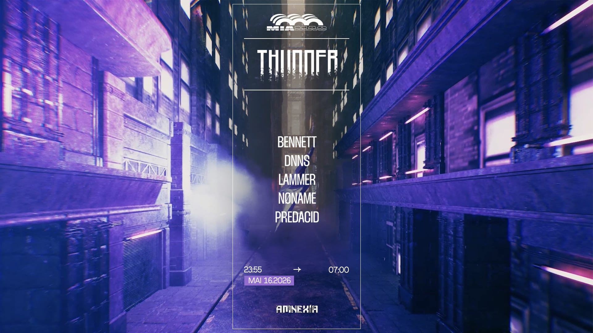 Thunder : Bennett, Lammer, Predacid, Nøname, Dnns Cover