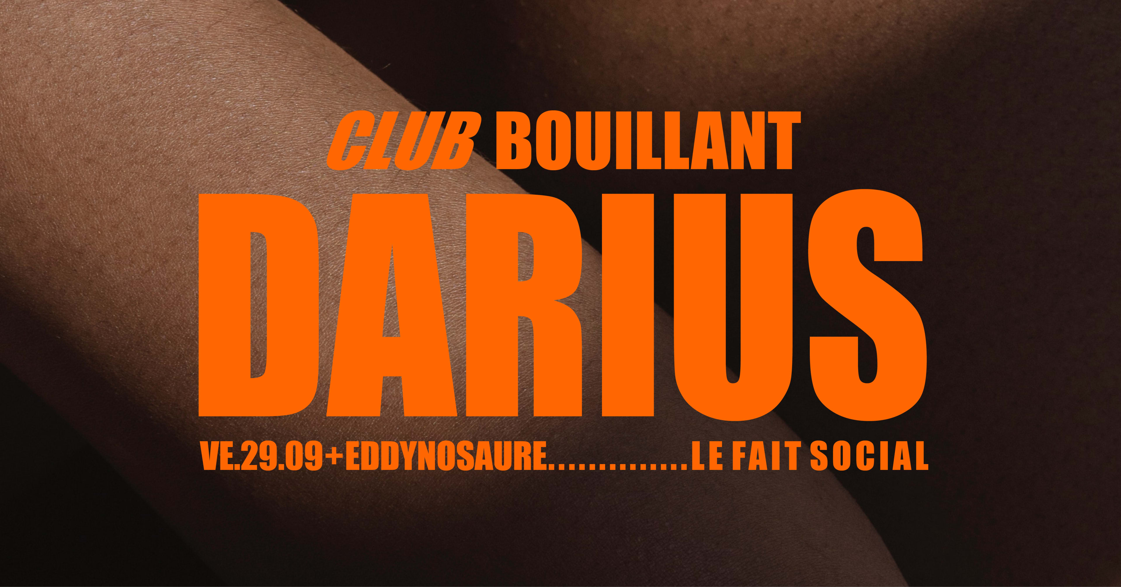 Club Bouillant - Darius · Eddynosaure · Touskoul Cover