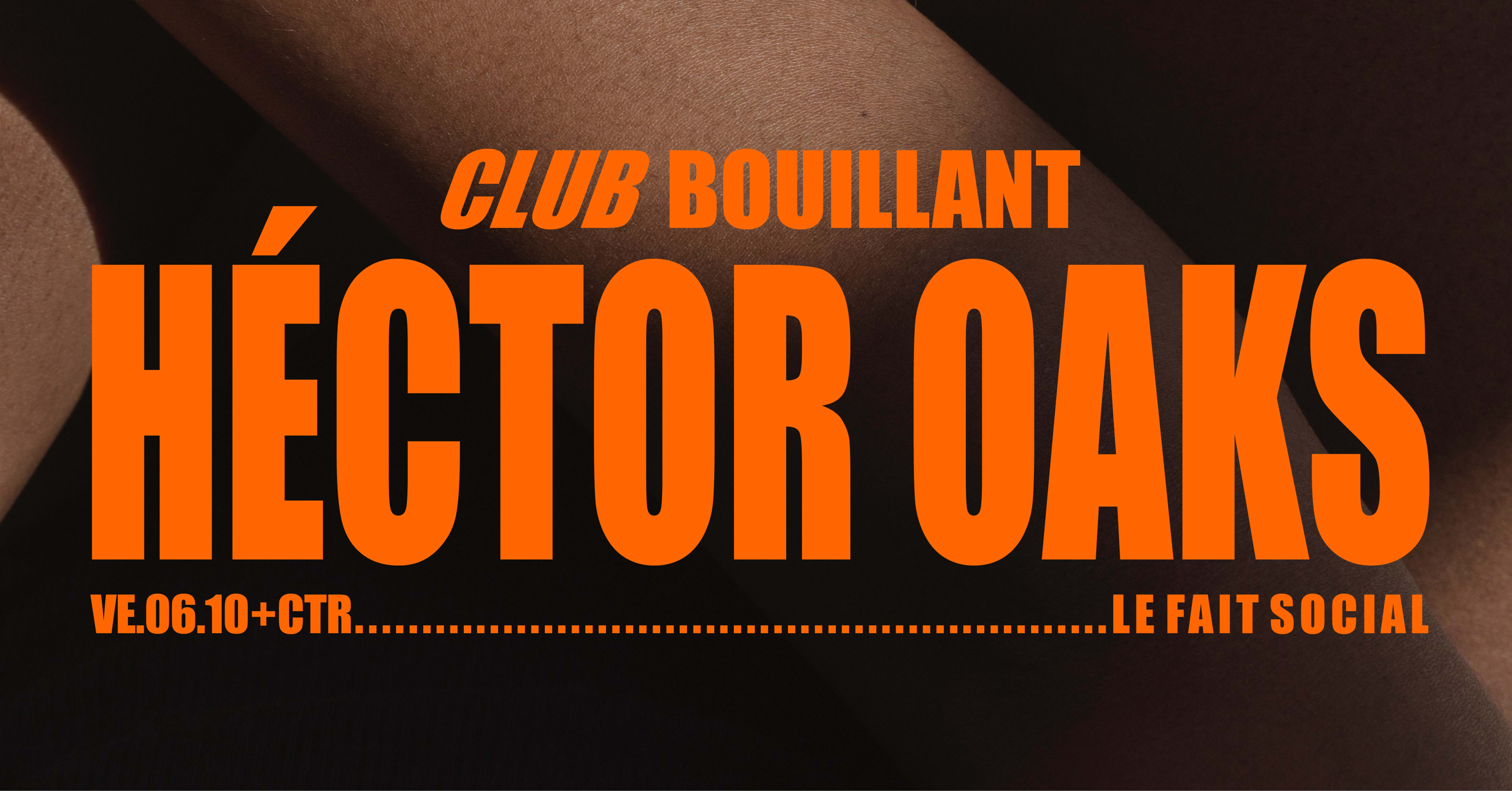 Club Bouillant - Héctor Oaks · Ctr · Shoshana Cover
