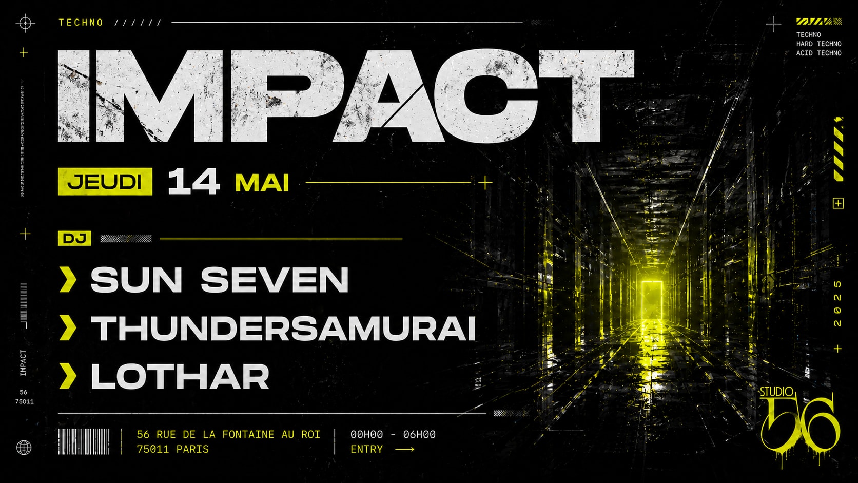 Impact  W/ Sun Seven  , Thundersamurai , Lothar Cover