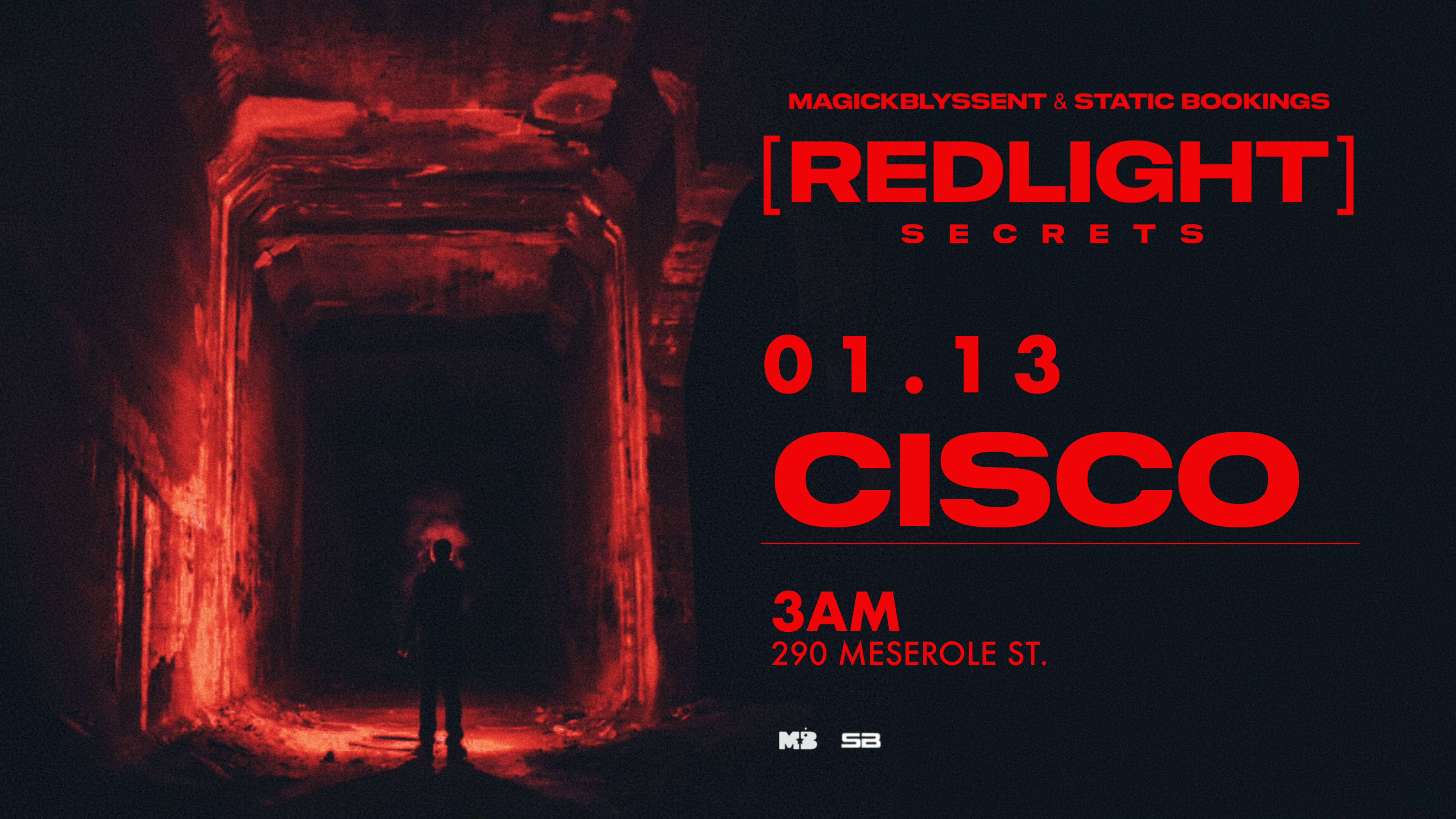 Magick Blyss & Static Bookings Red Light Secrets (Cisco) Cover